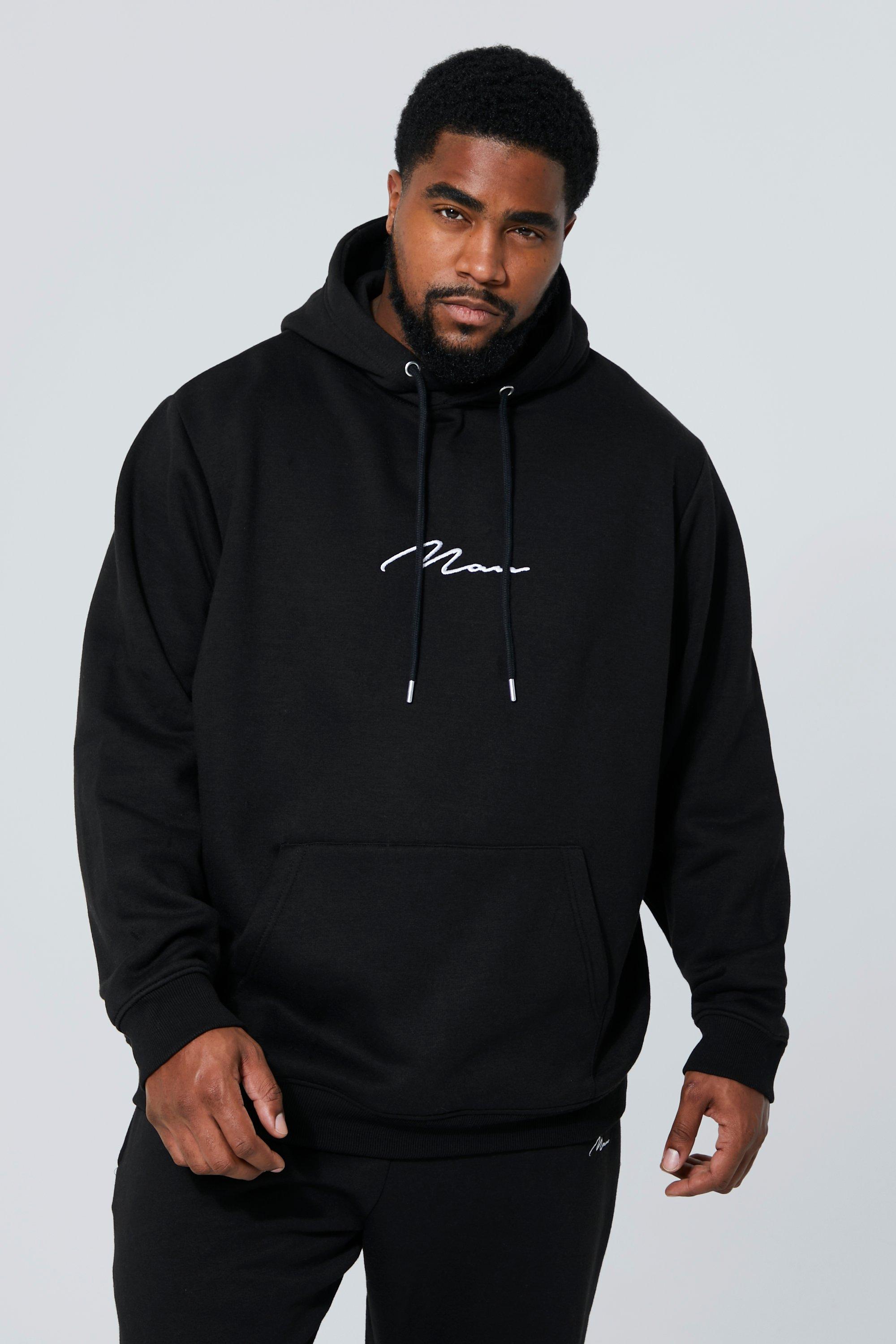 Mens Plus Size Hoodies | 3XL Hoodies | boohooMAN UK