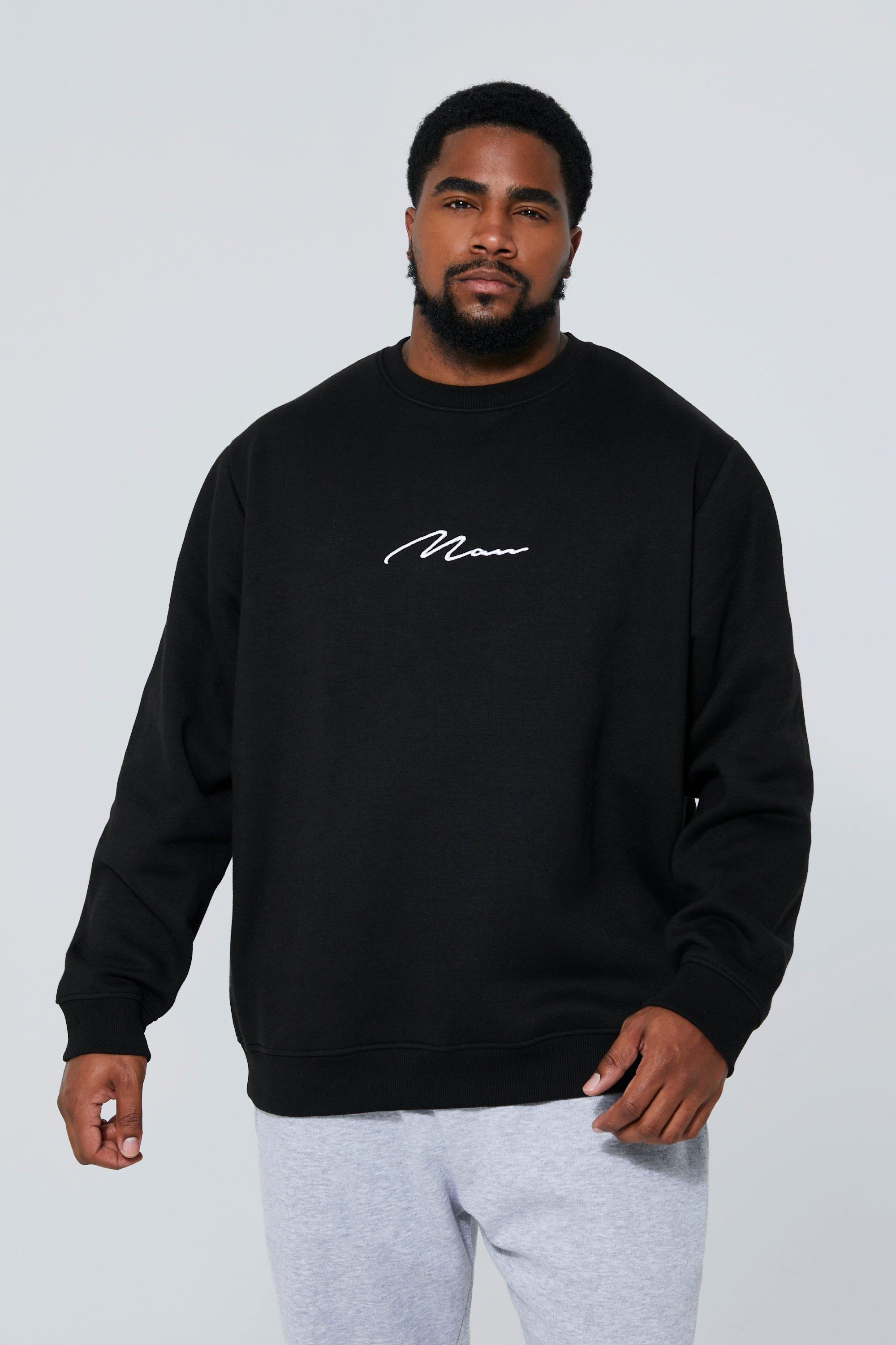 MAN Logo Hoodies | MAN Branded Hoodies | boohooMAN UK