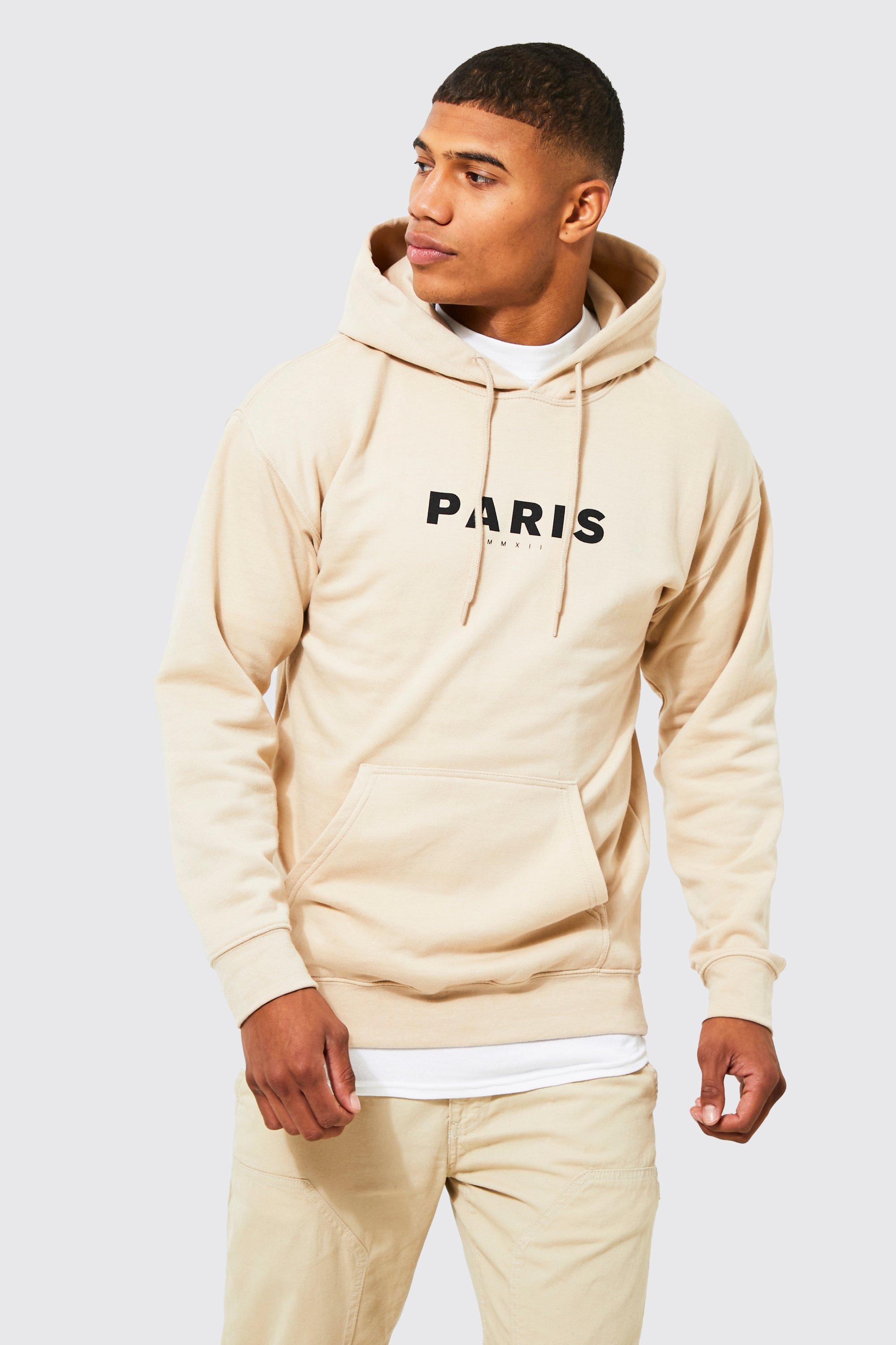 Mens white 2025 graphic hoodie