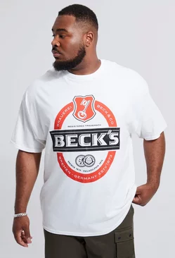 Plus Beck's Licence T-shirt White