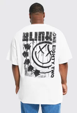 Plus Blink 182 License T-shirt White