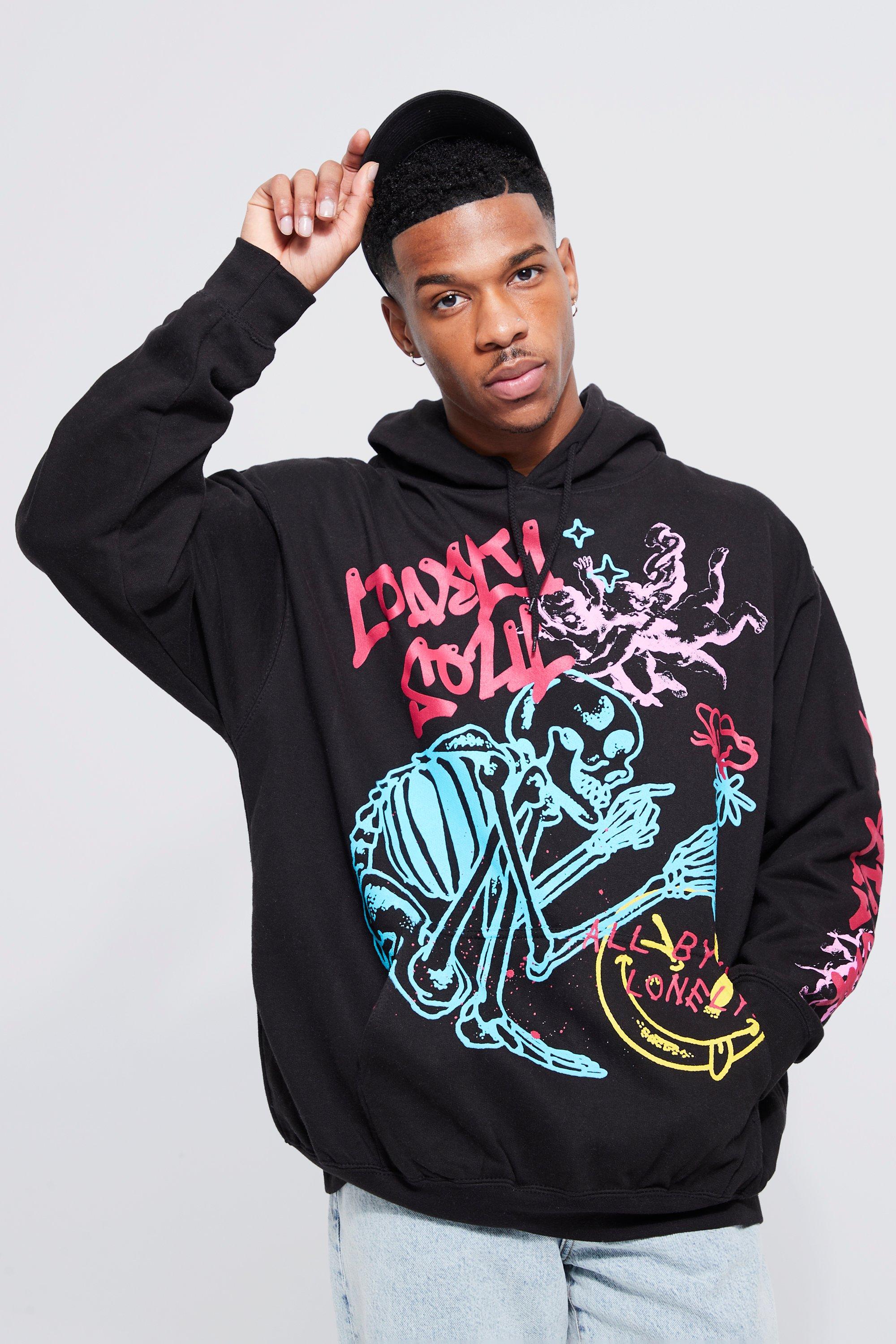 Doodles Hoodie - Black