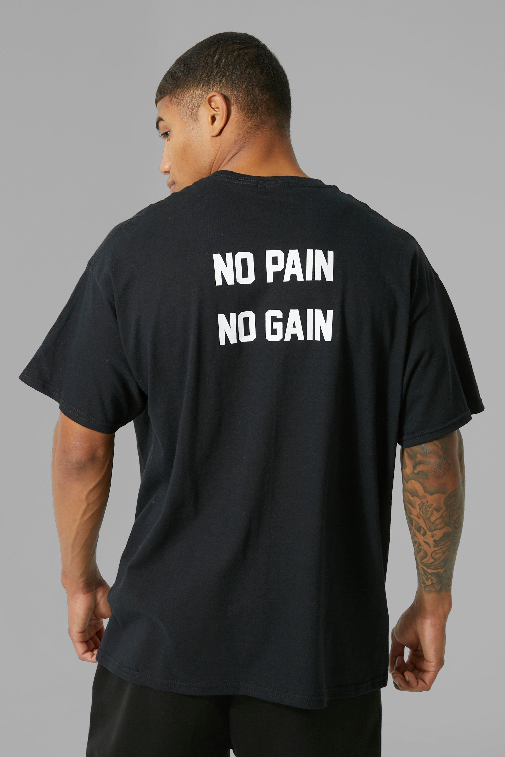 Man Active Oversized No Pain T-shirt | boohooMAN USA