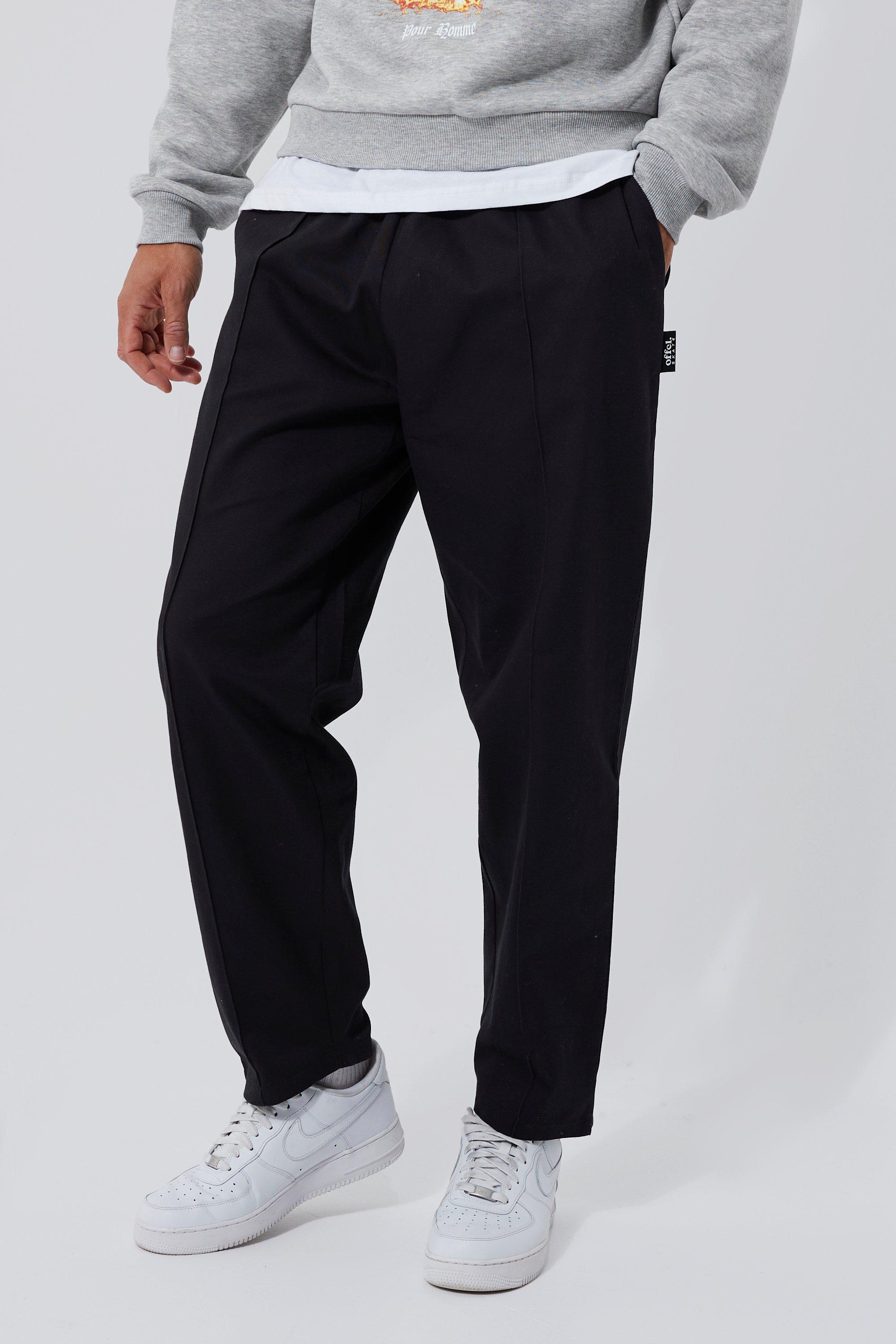 Tall Pantalon de skate chino taille lastique boohooMAN FR