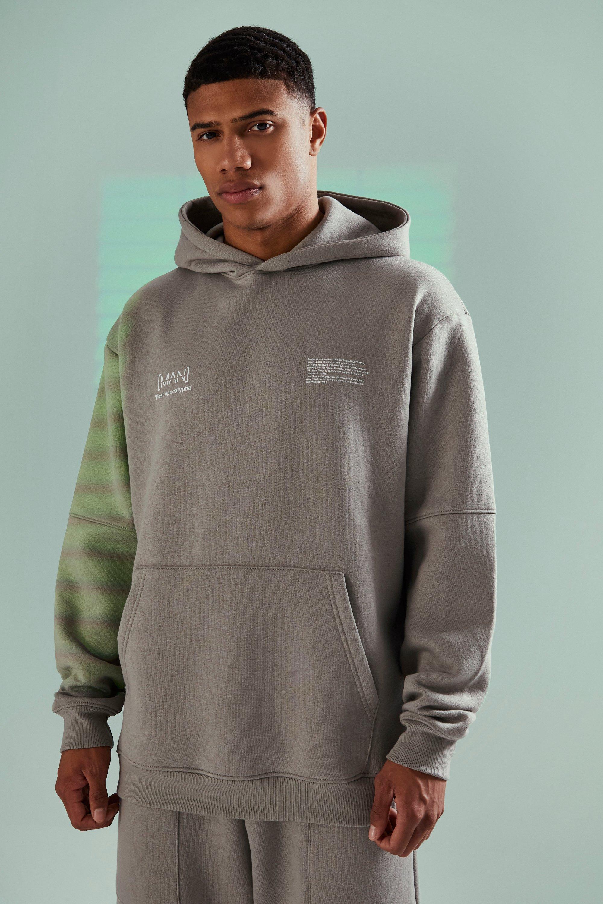 Oversized Los Angeles Printed Hoodie | boohooMAN USA