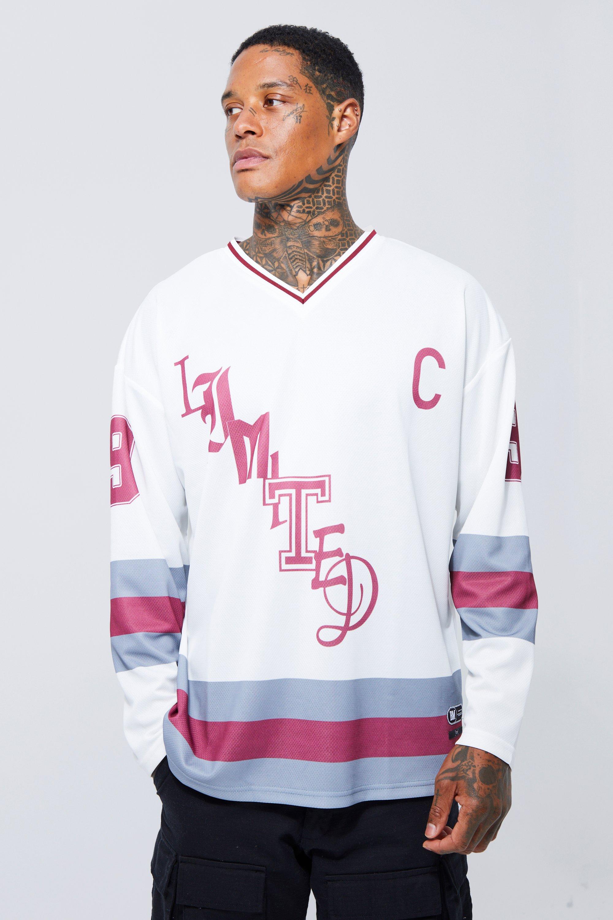 Oversized Limited Hockey Mesh Jersey Top
