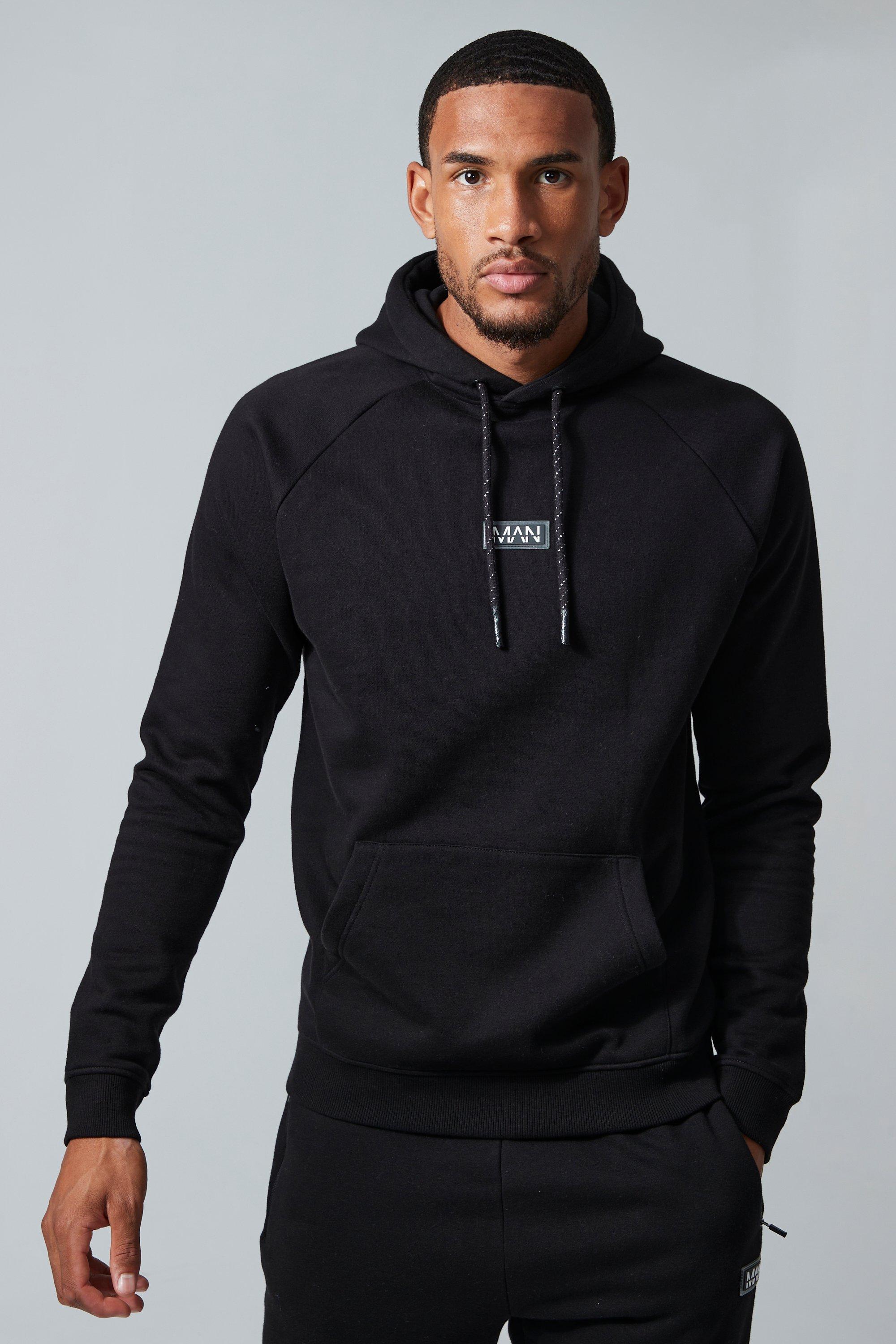 Gym Hoodies Men | Mens Gym Tops | boohooMAN UK