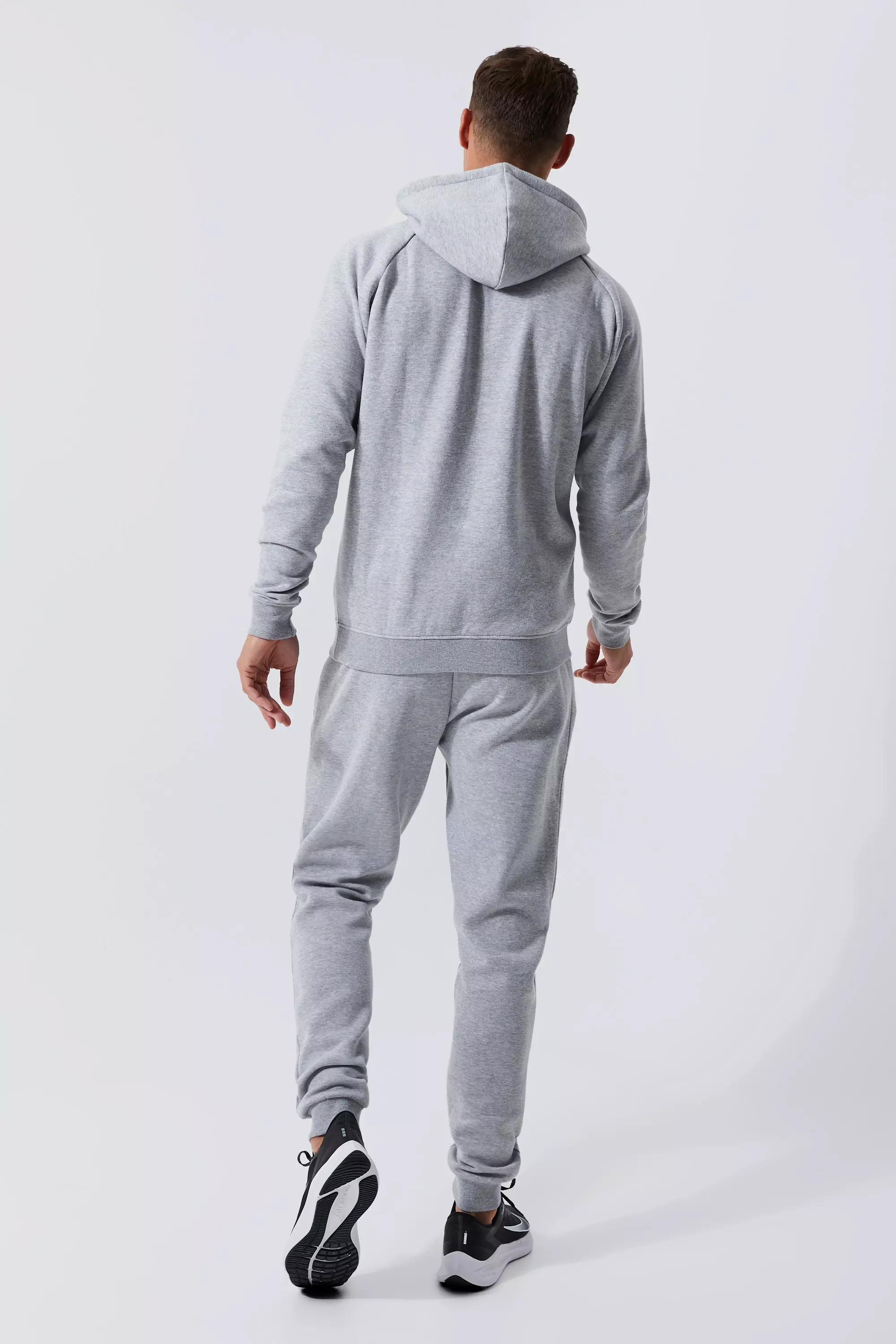 Grey marl Tall Man Active Gym Training Hoodie alternative image
