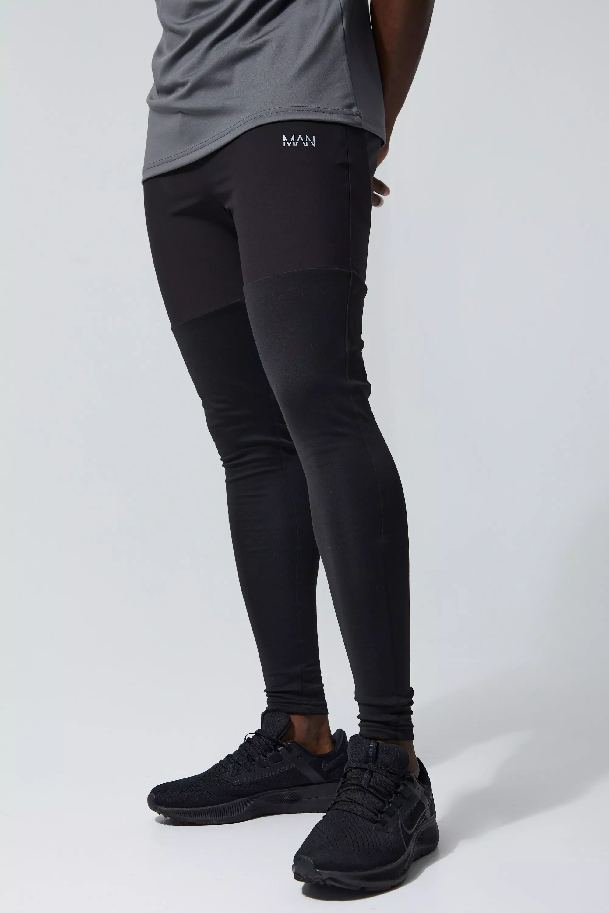 Black Man Active Performance Legging Track Pant alternative image