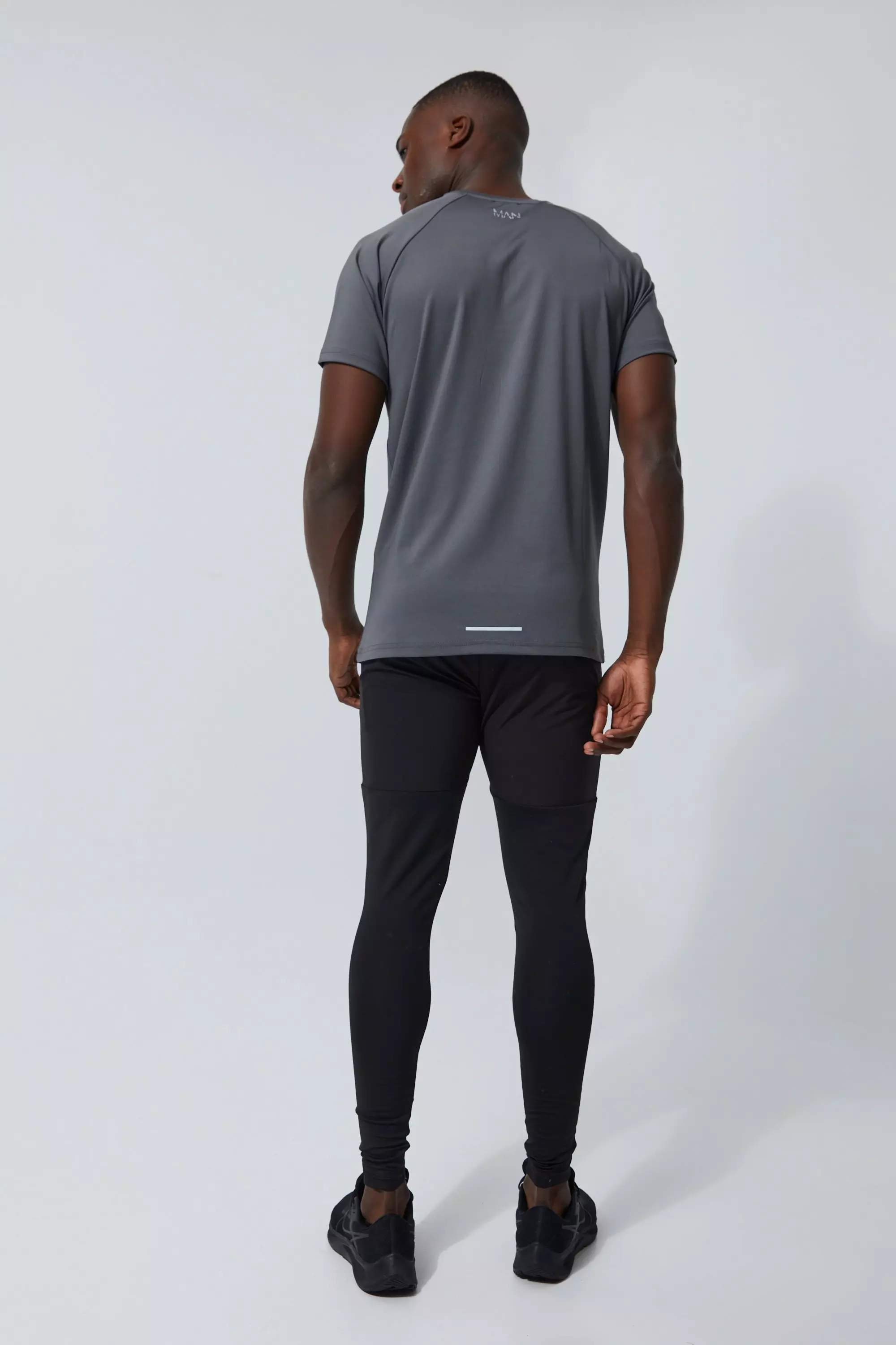 Black Man Active Performance Legging Track Pant alternative image