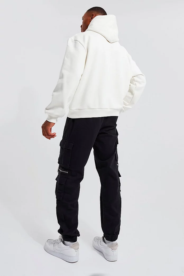 Oversized Boxy Doodle Graphic Hoodie | boohooMAN USA Oversized Boxy Doodle Graphic Hoodie | boohooMAN USA