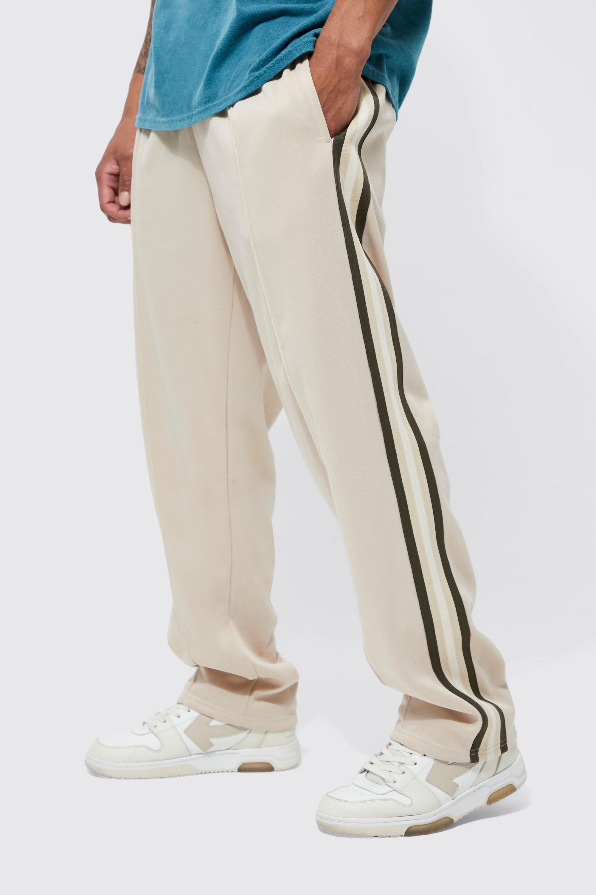 Pacsun side stripe hot sale tricot black track pants