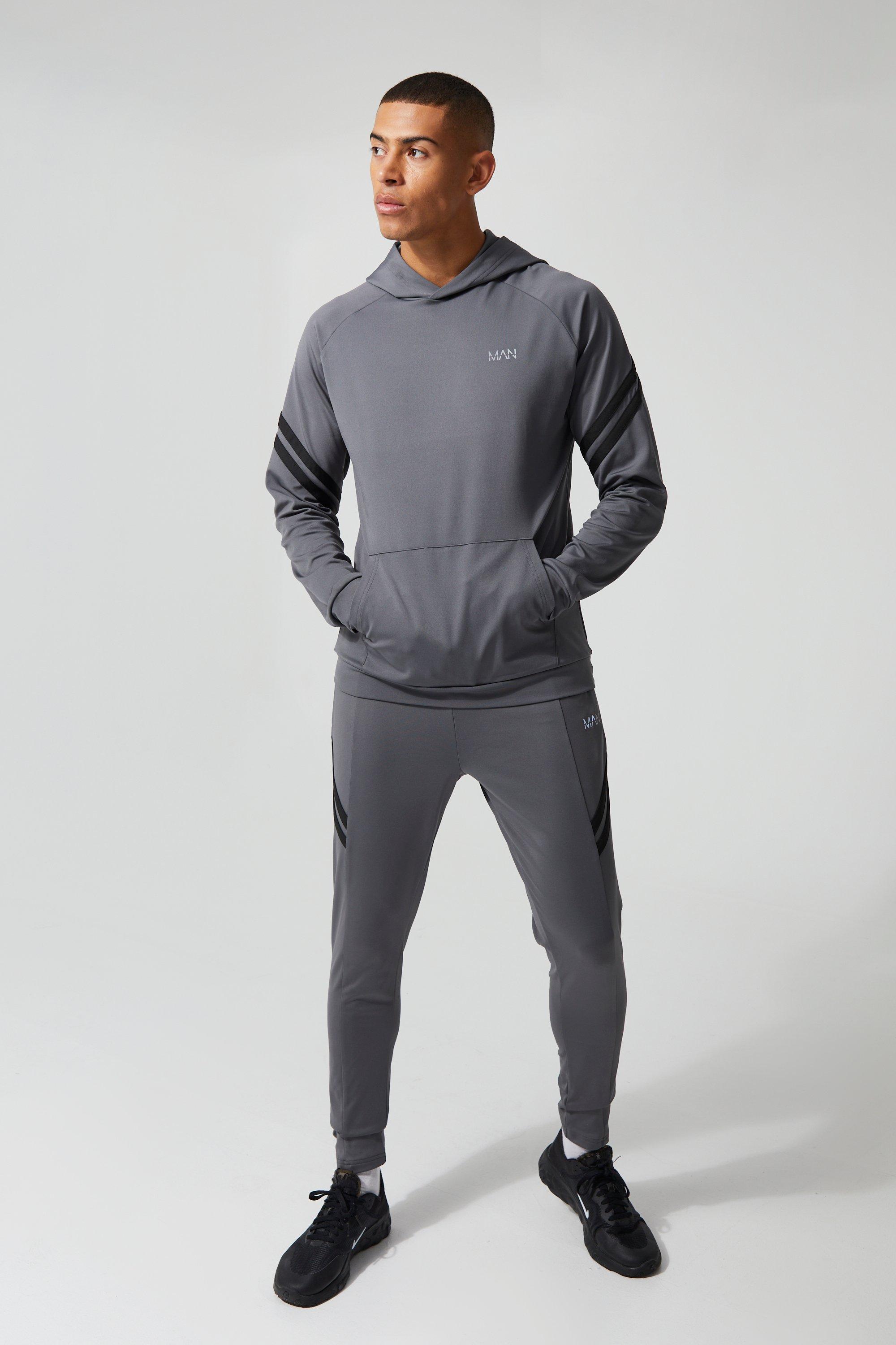 variabel ritme ontwikkelen Man Active Training ¼ Zip Hoodie Tracksuit | boohooMAN USA