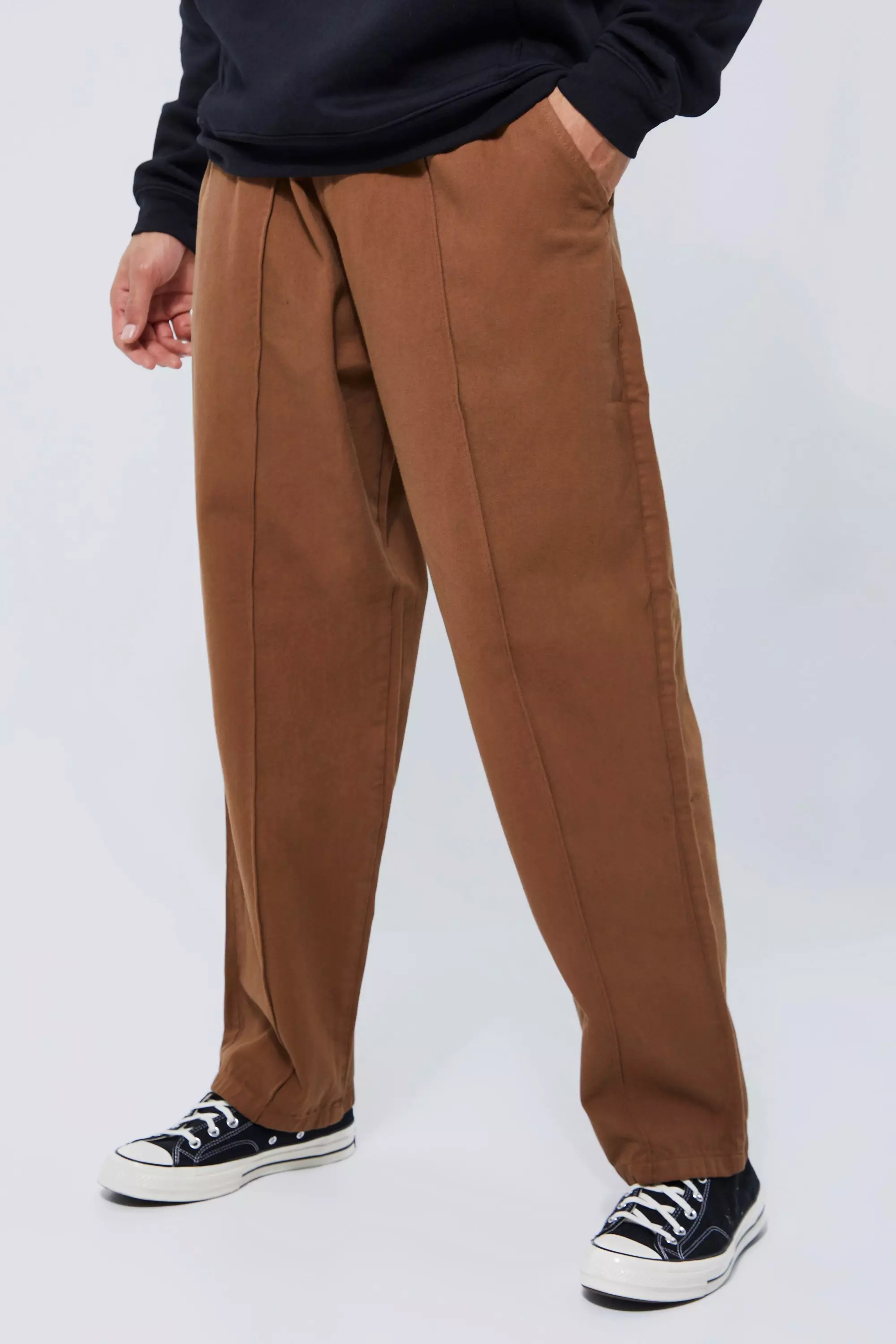 Tan Brown Tall Skate Fit Overdyed Peached Pants
