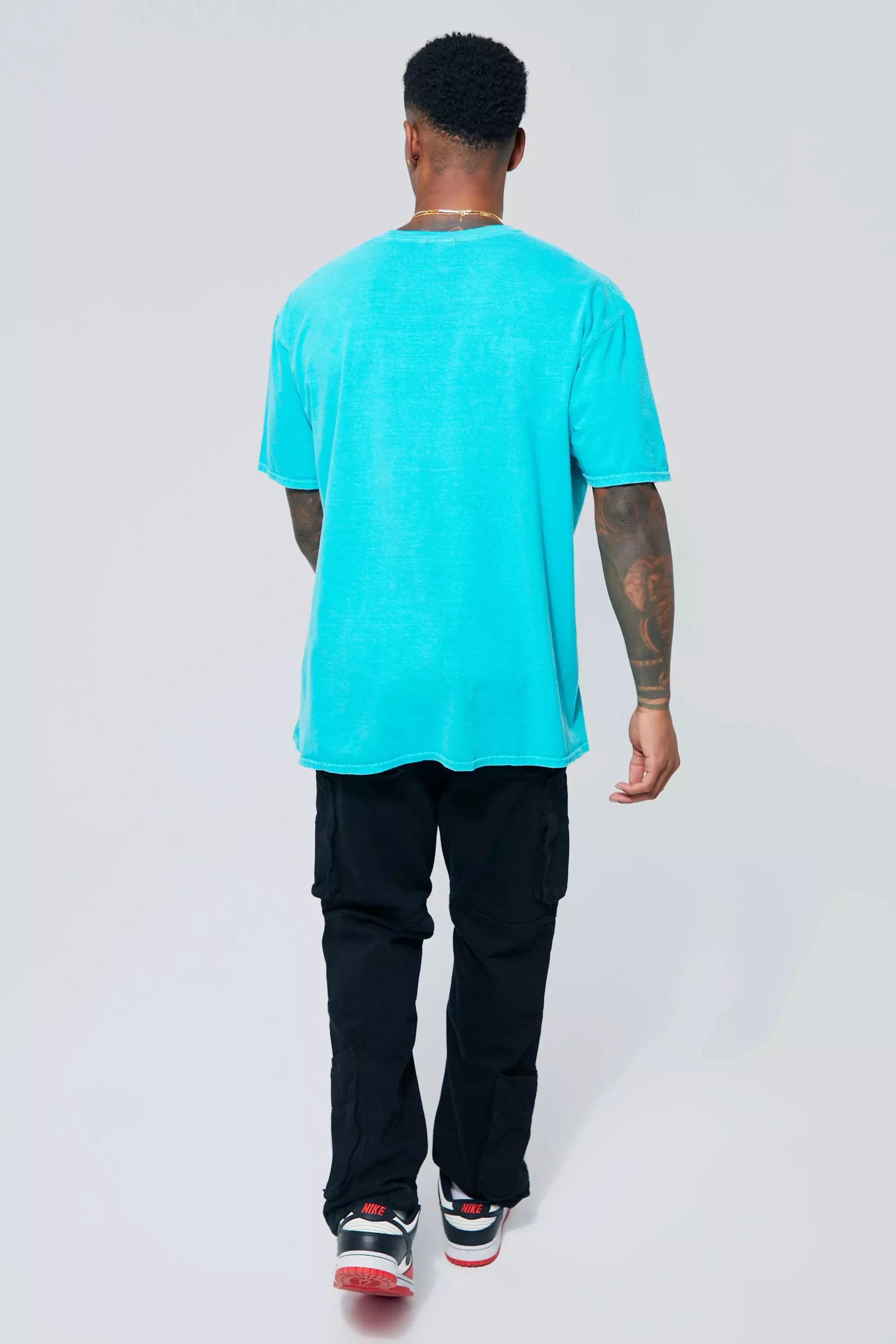 Green Oversized Ed Edd & Eddy Overdye T-shirt alternative image