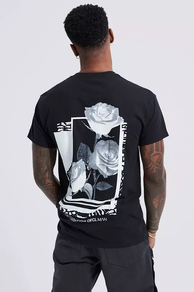 Black Rose Graphic T-shirt