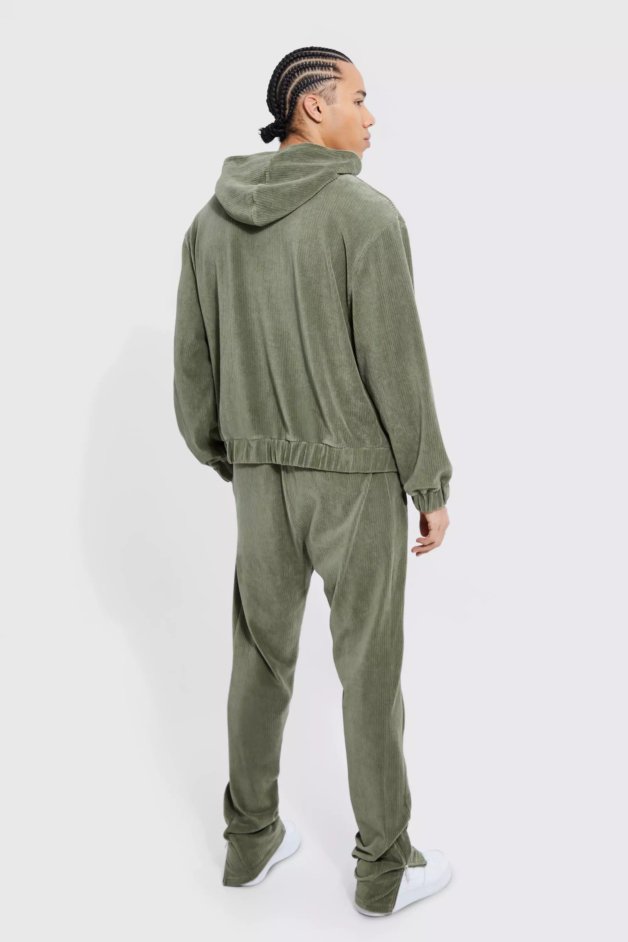 Tall velour tracksuit on sale