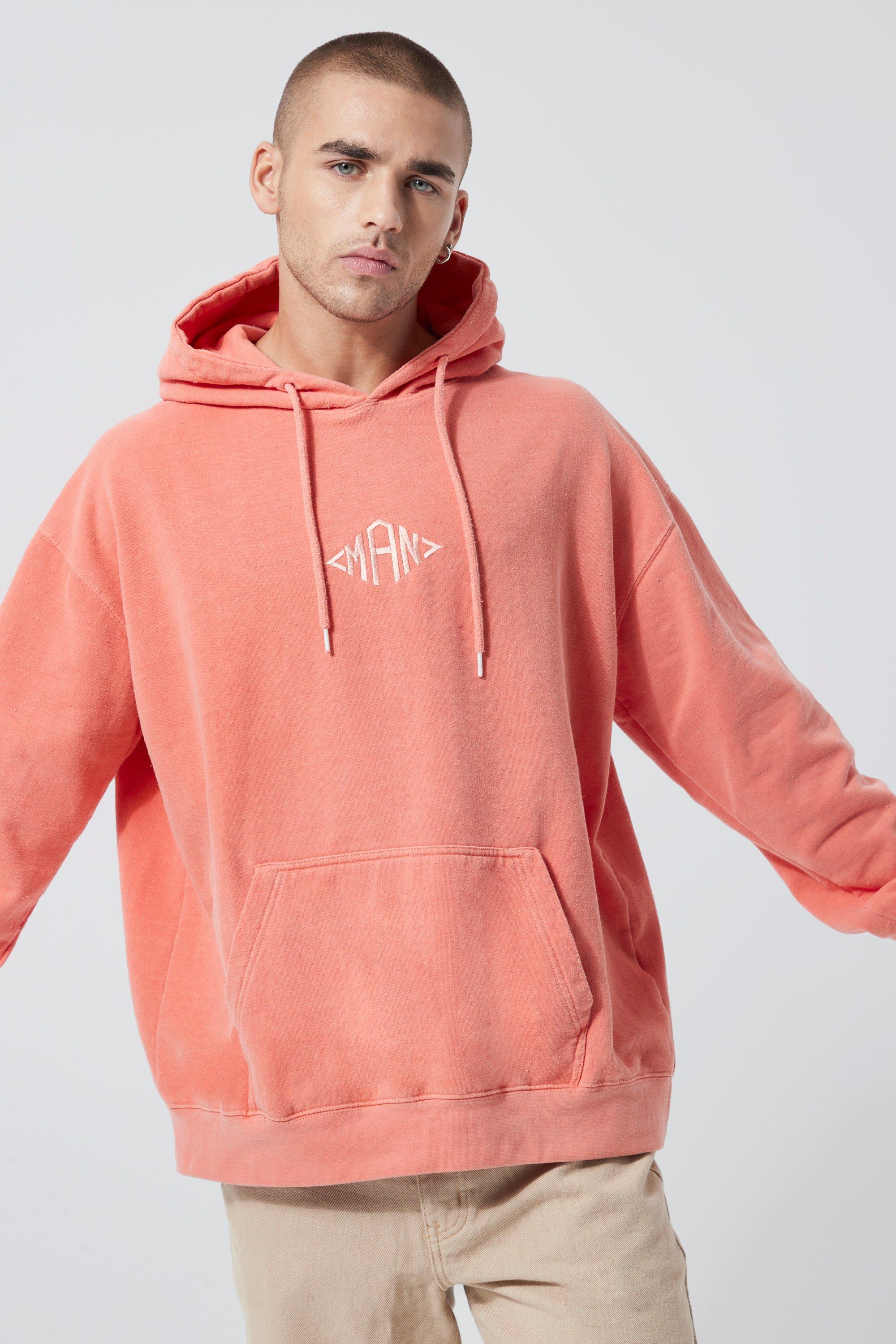 Mens coral clearance hoodie