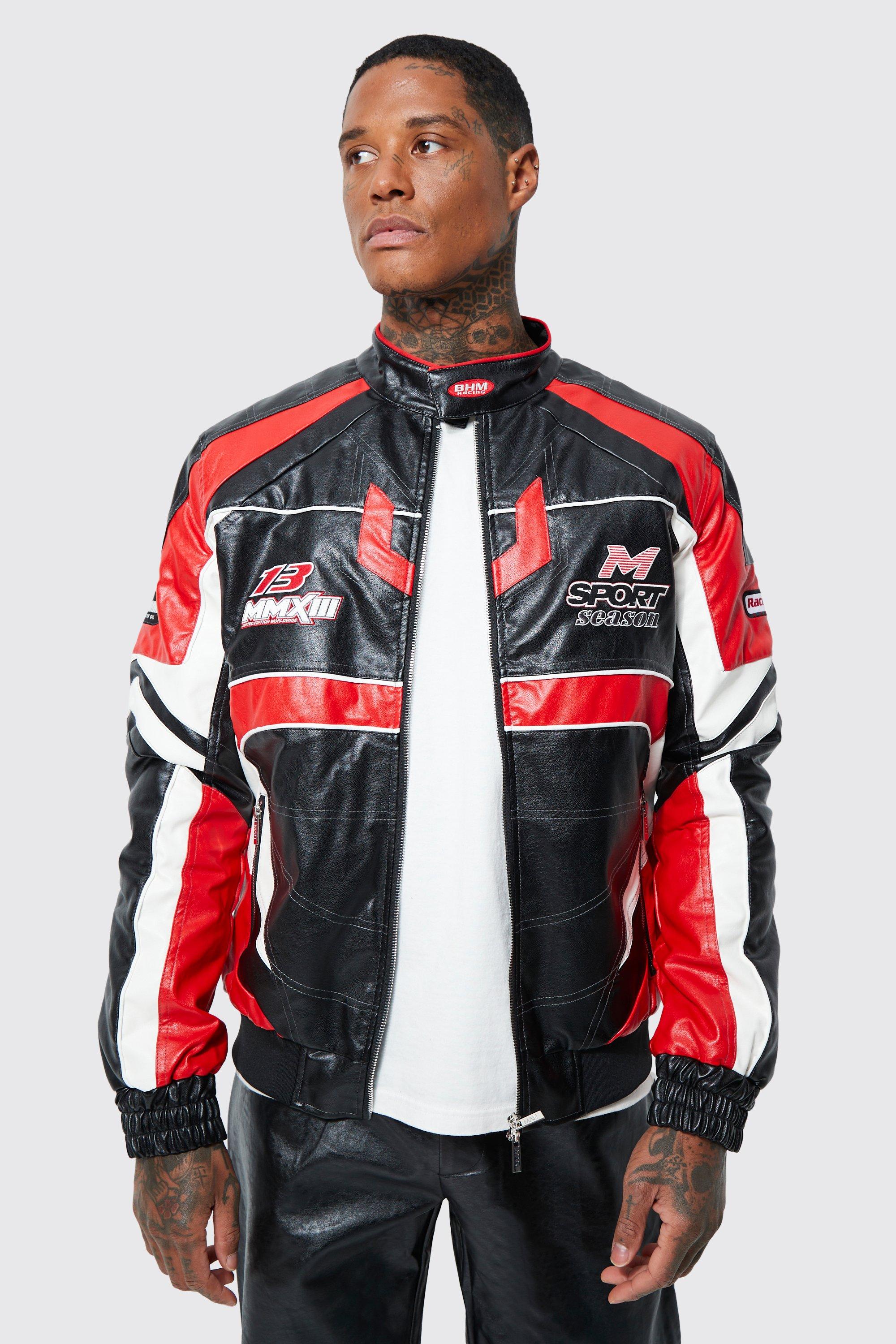 Bomber moto jacket best sale