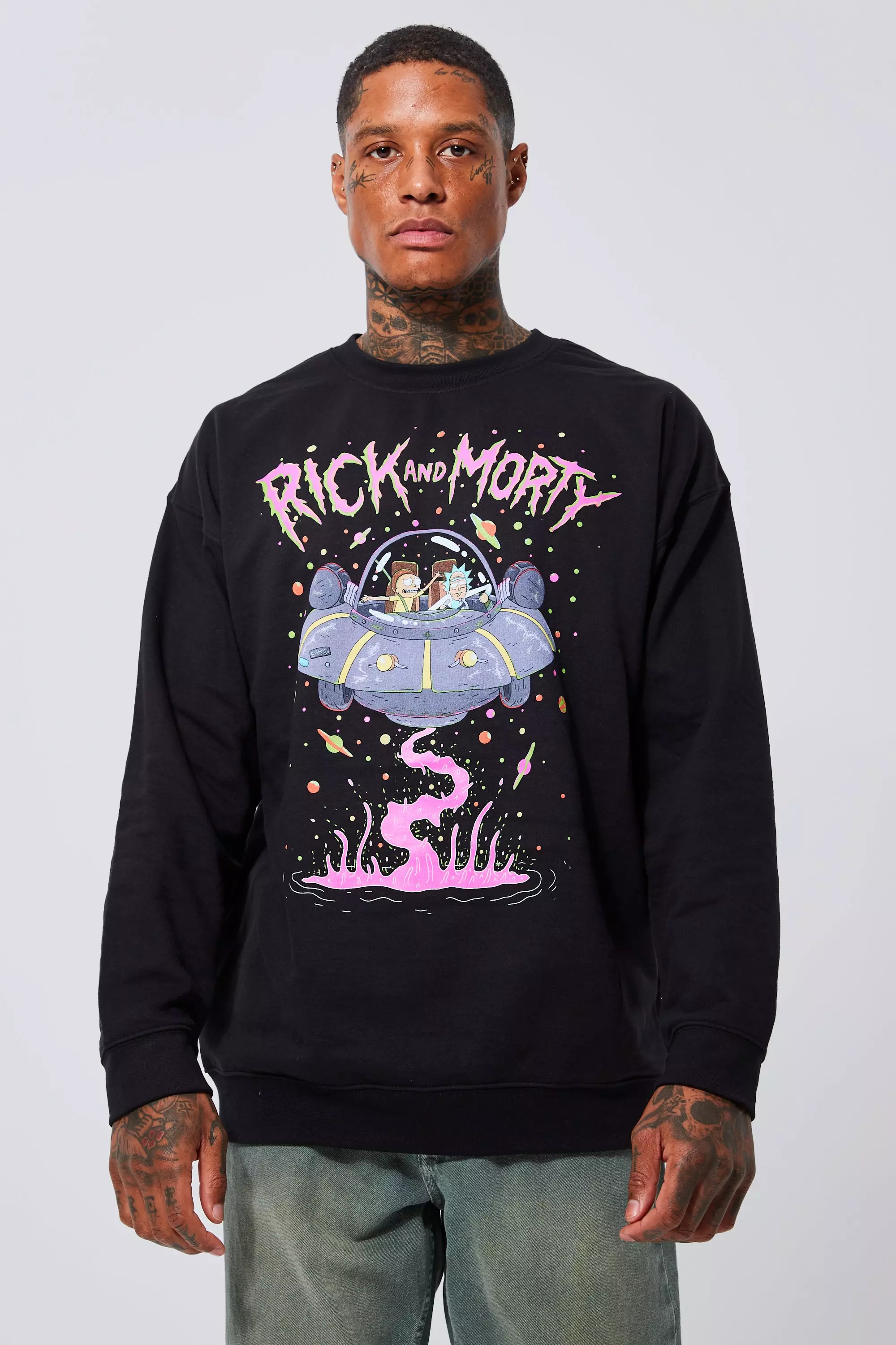 Rick and morty sweat shirt sale