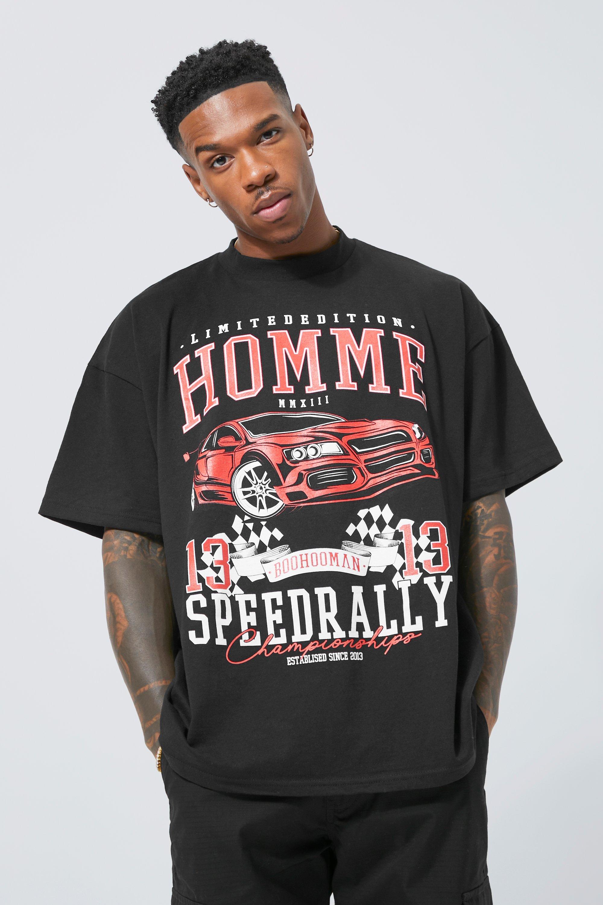 Oversized Homme Graphic T-shirt