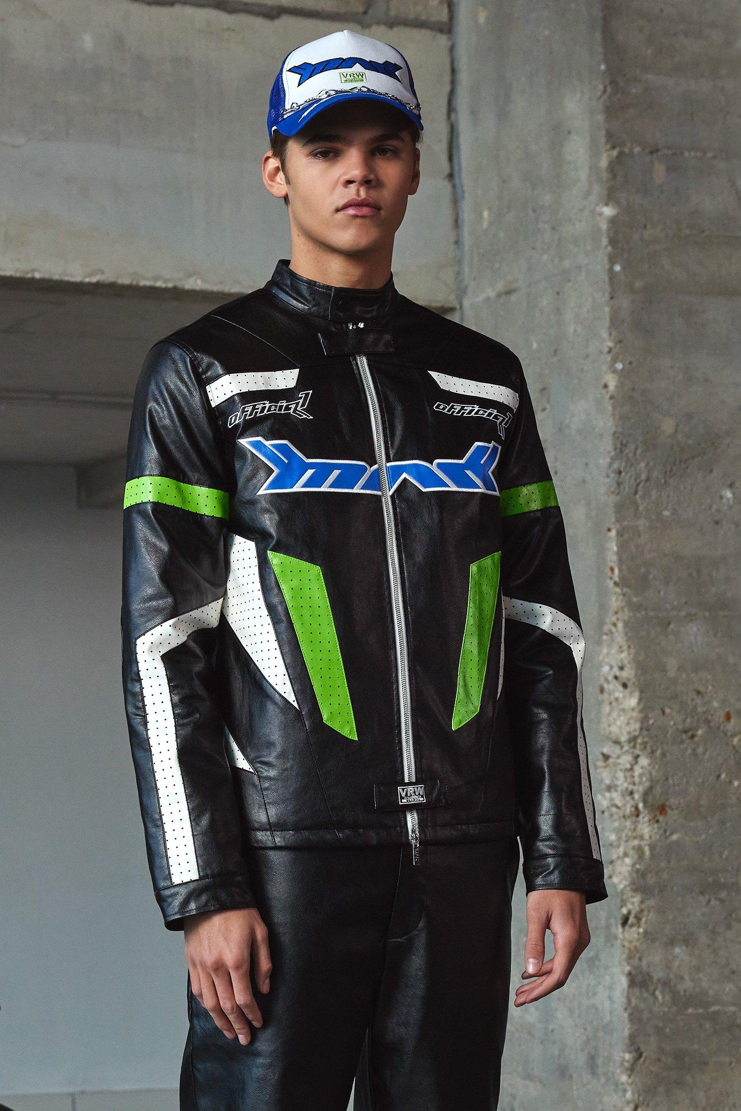 Boohooman biker outlet jacket