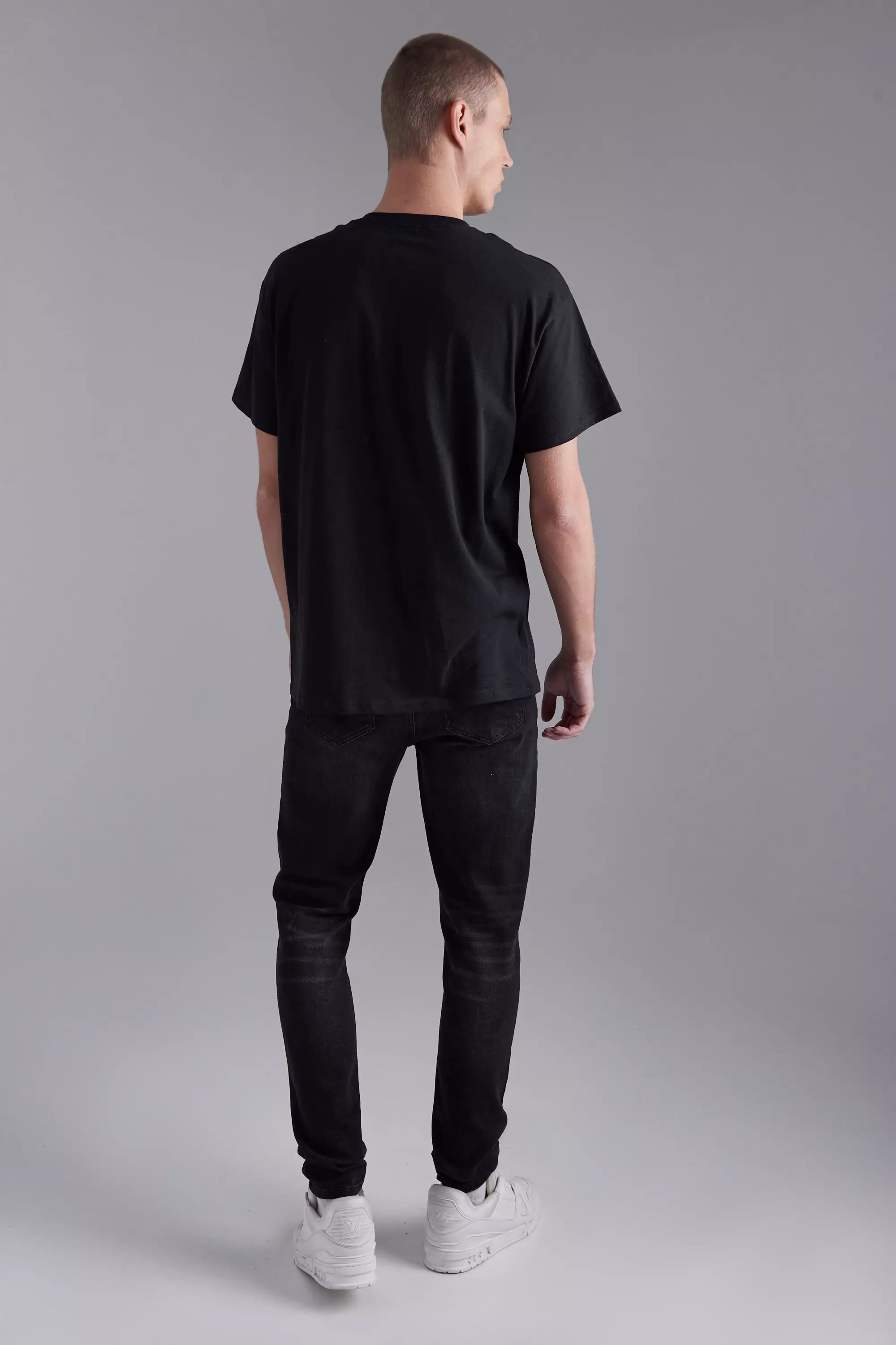 Rhinestone Skull T-shirt | boohooMAN USA