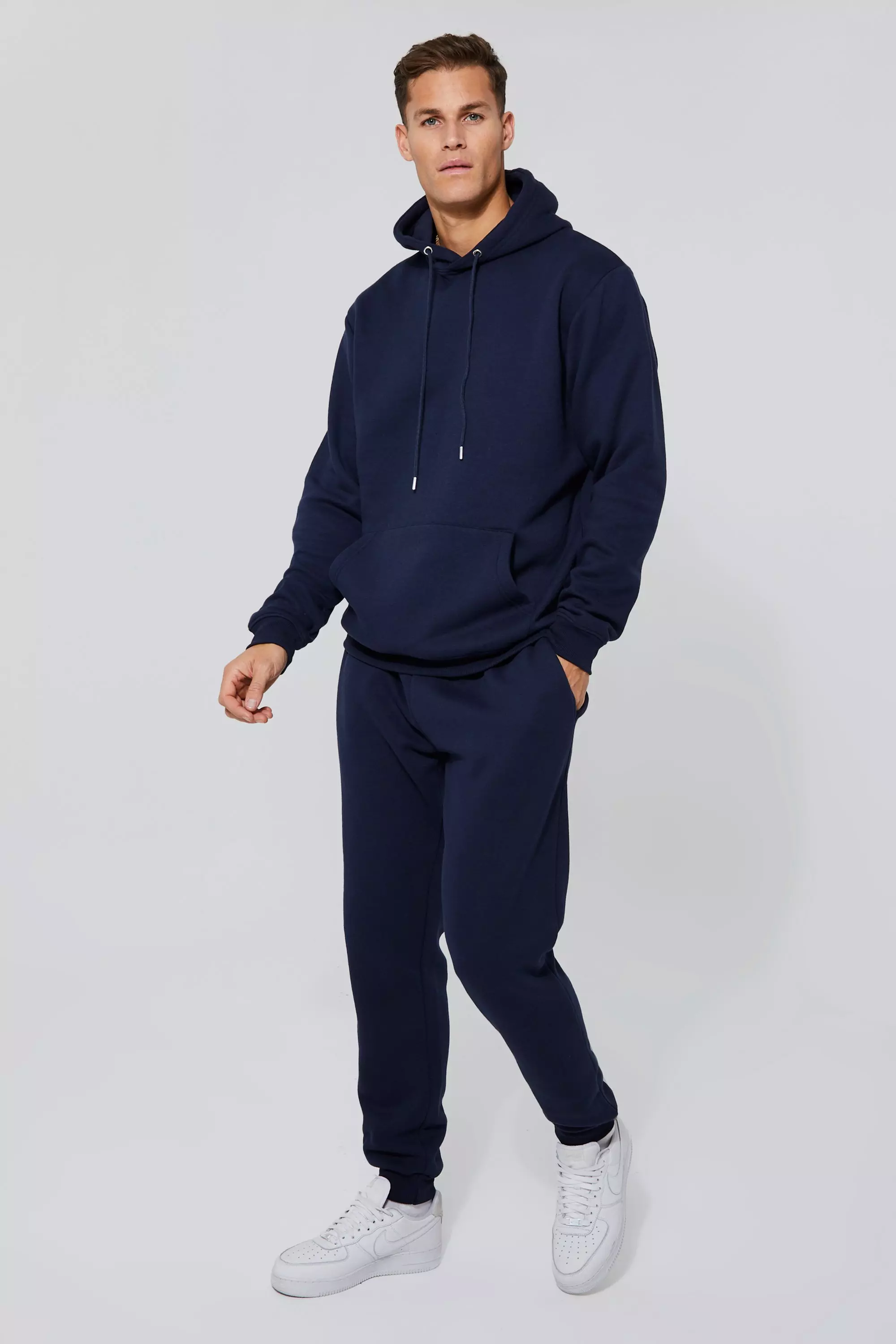 Tall Basic Hooded Tracksuit boohooMAN USA