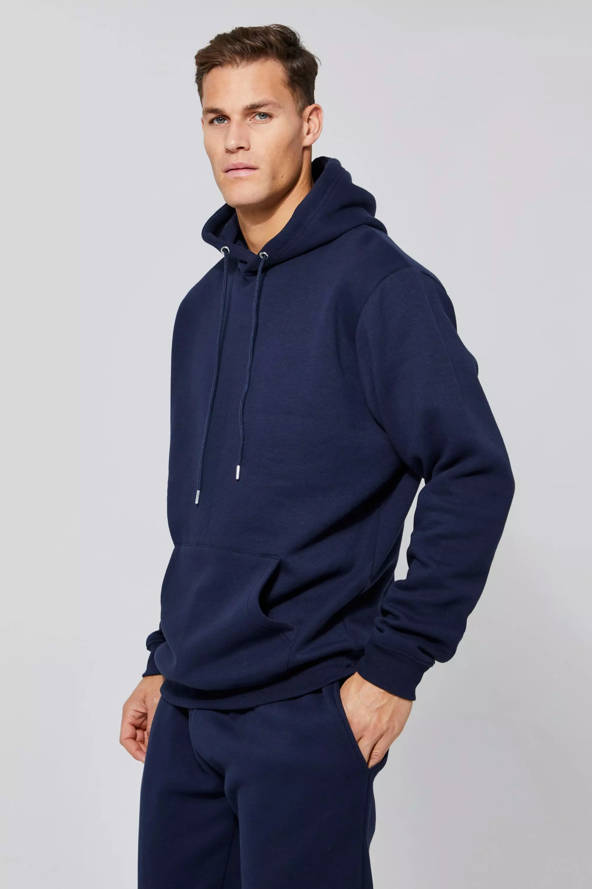 Tall Basic Hooded Tracksuit boohooMAN USA