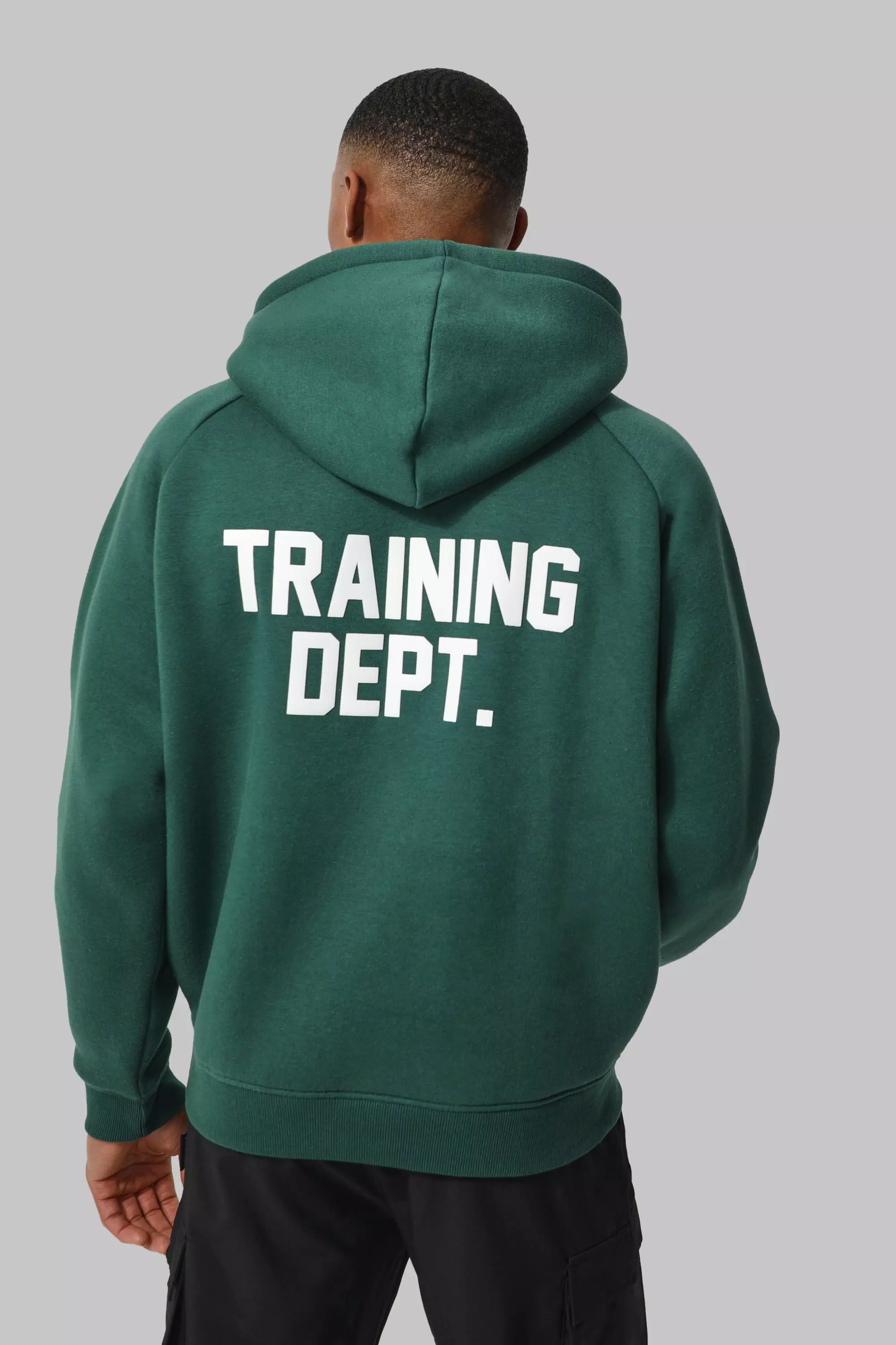 Green Man Active Training Dept Boxy Hoodie