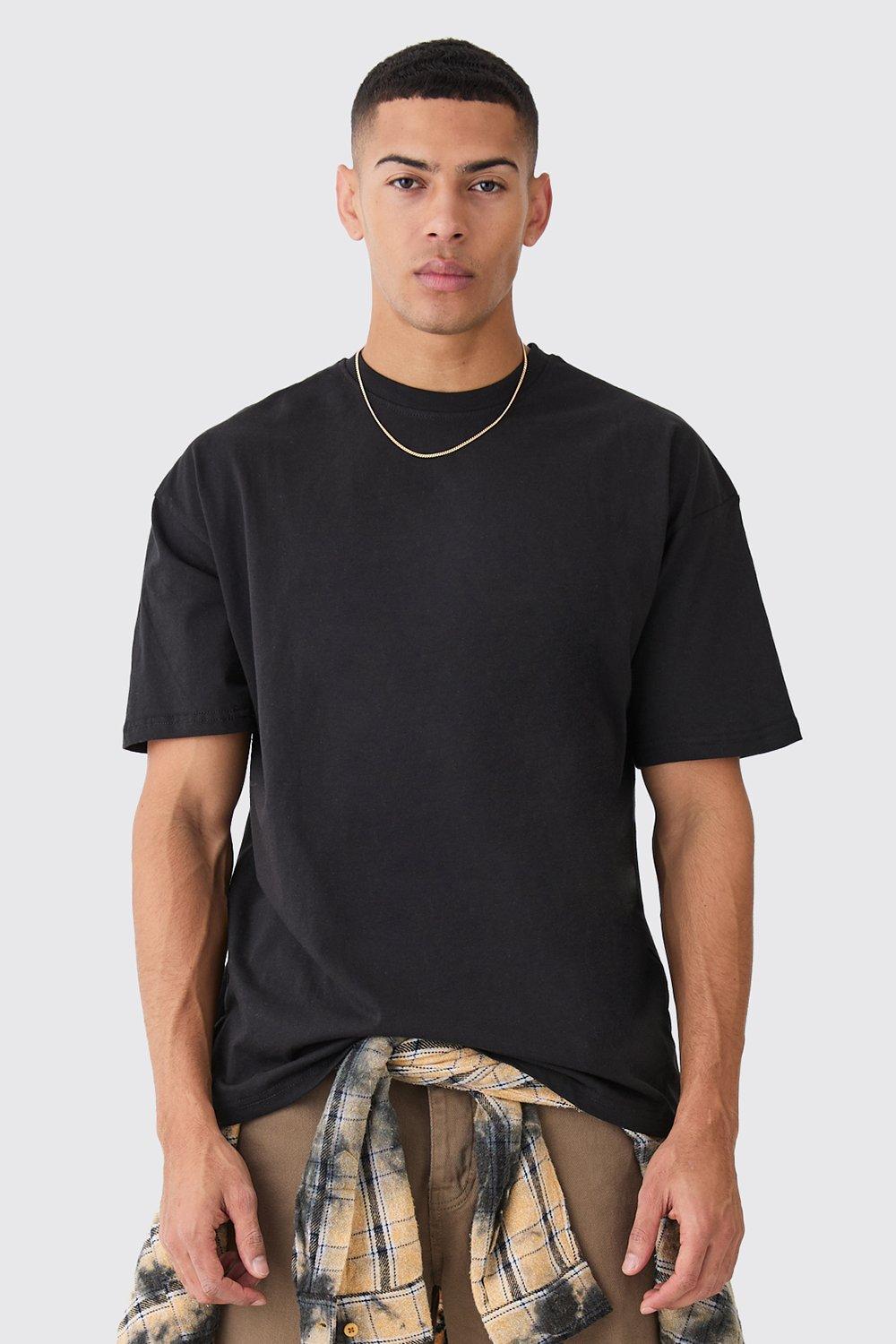 Oversized Crew Neck T-shirt BoohooMAN USA, 60% OFF