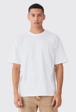 White Oversized Crew Neck T-shirt