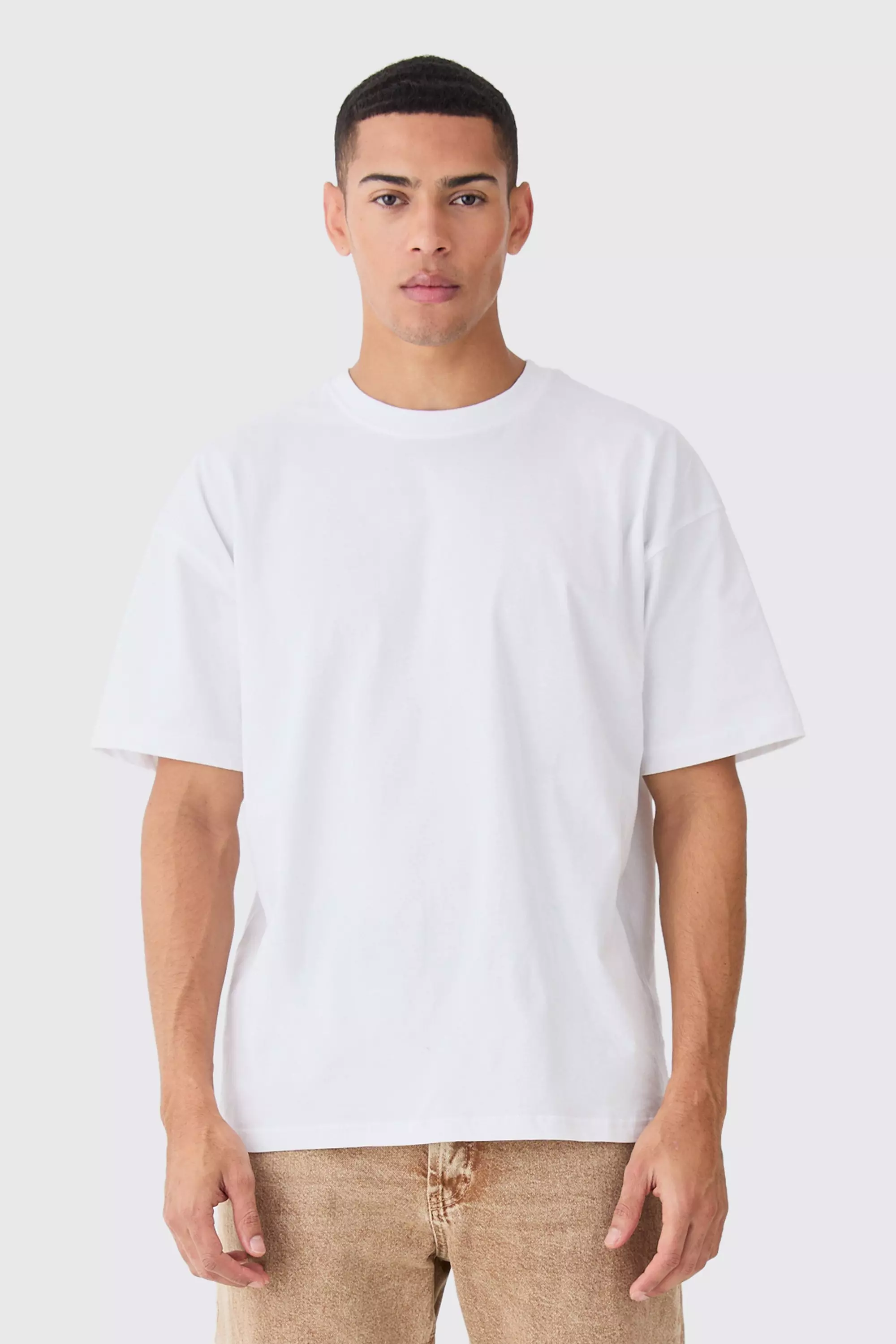 Oversized Crew Neck T-shirt White