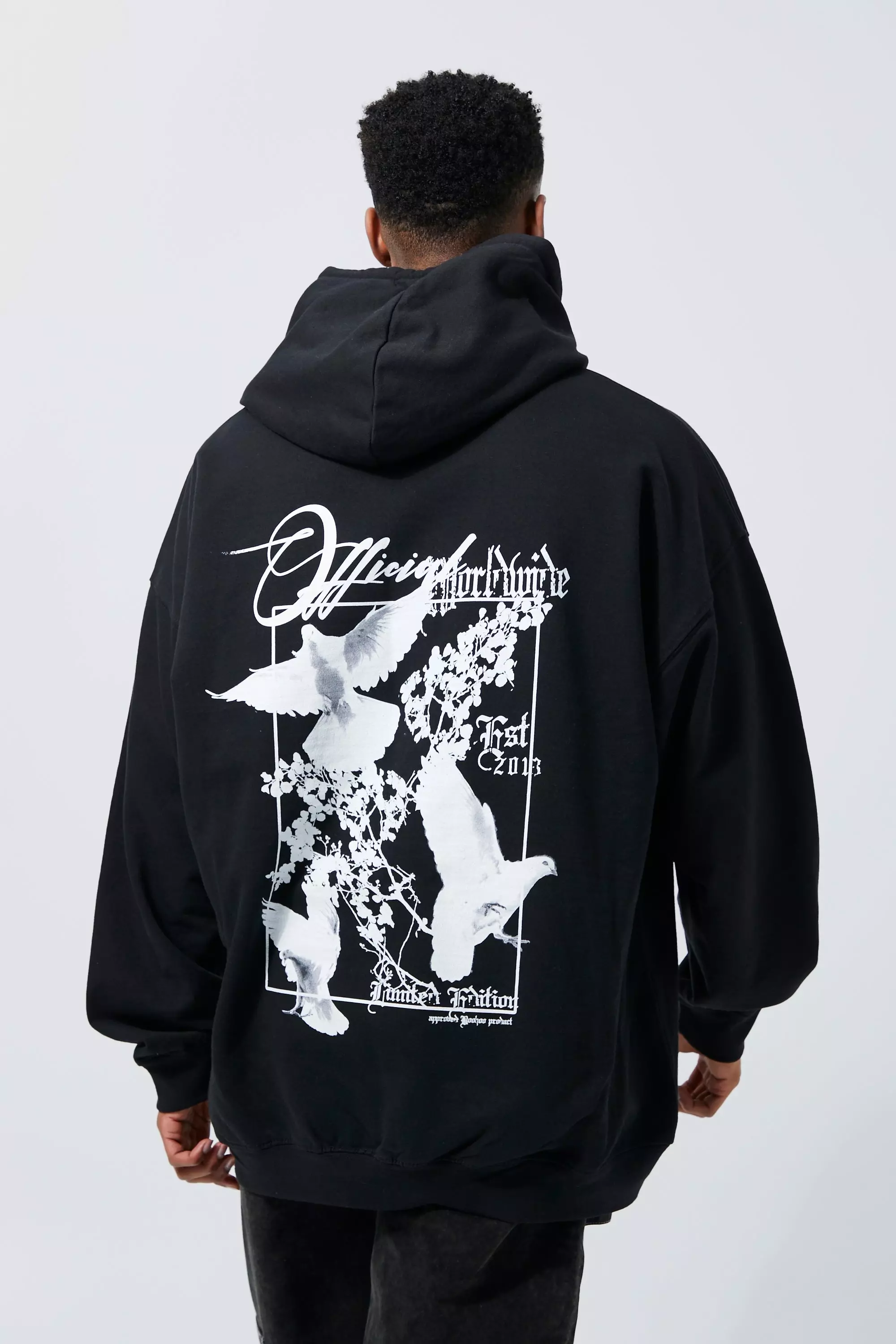 Black hoodie graphic back hotsell