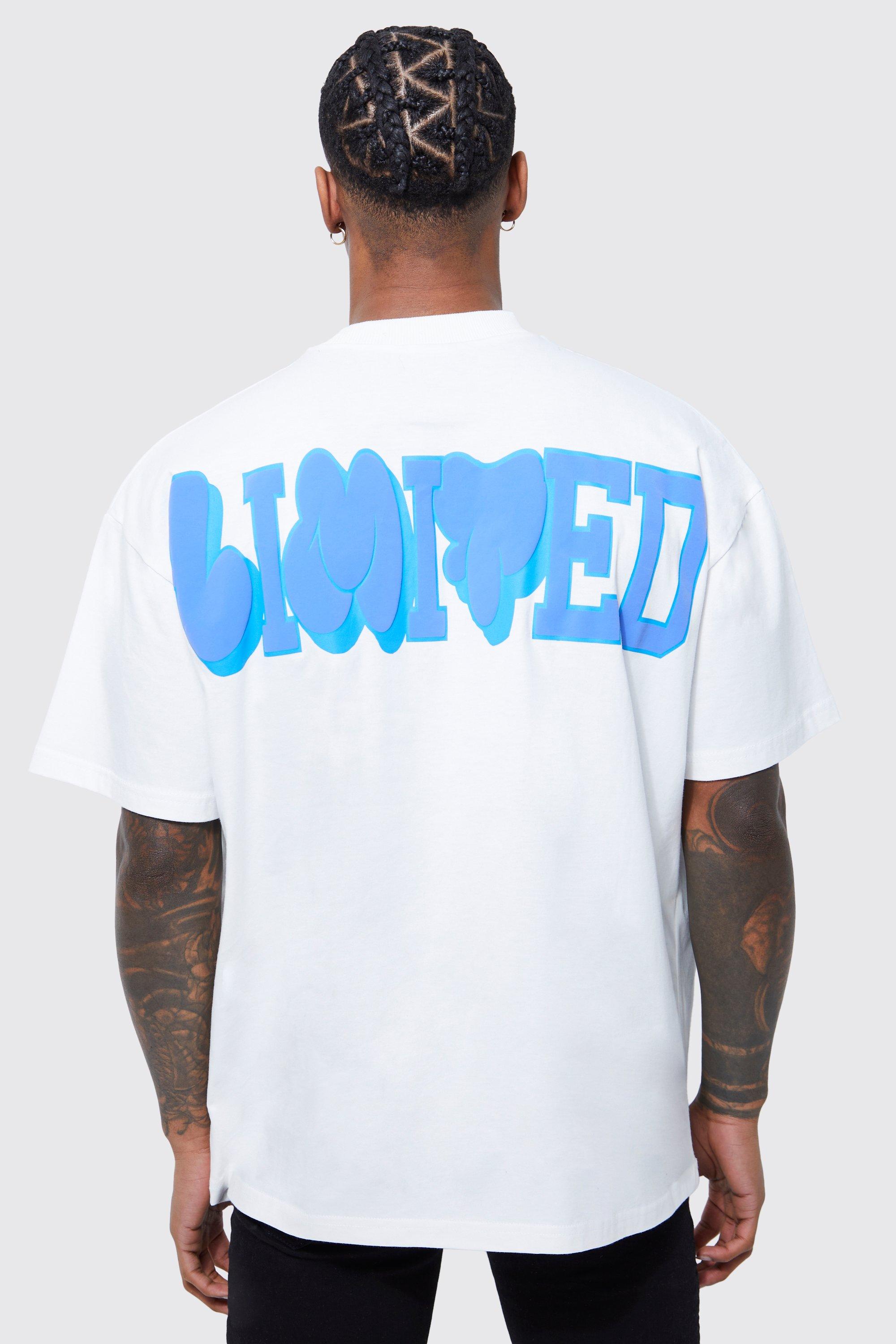 Oversized Limited Puff Print T-shirt | boohooMAN USA