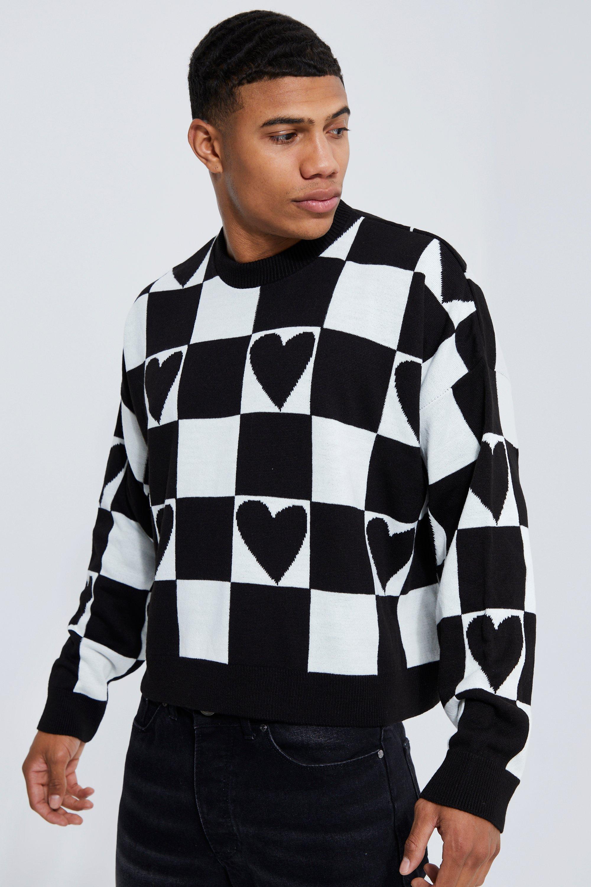 Checkered 2025 jumper mens