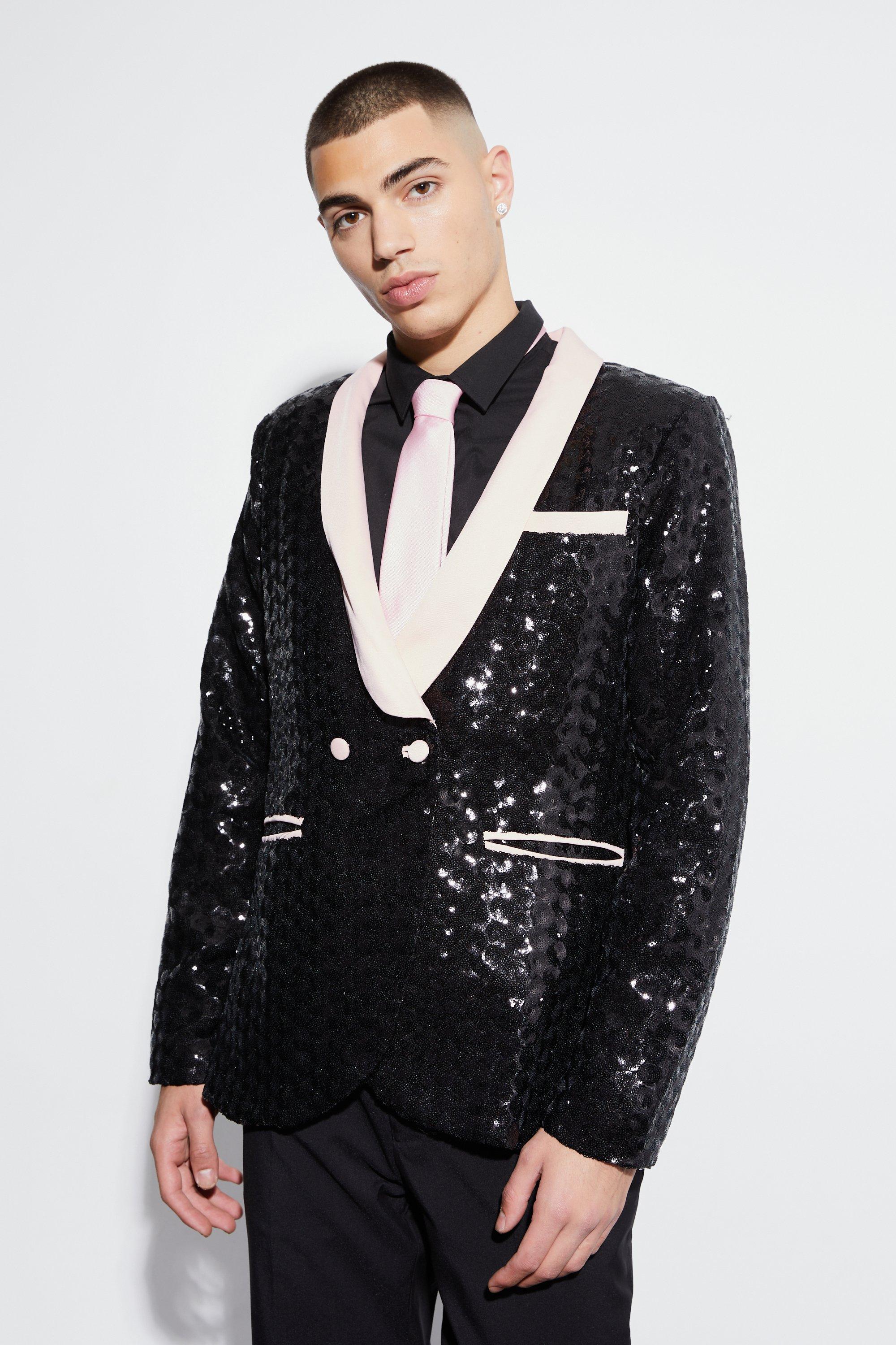 Glitter suit jacket