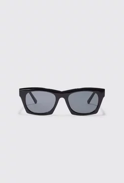 Rectangle Sunglasses Black