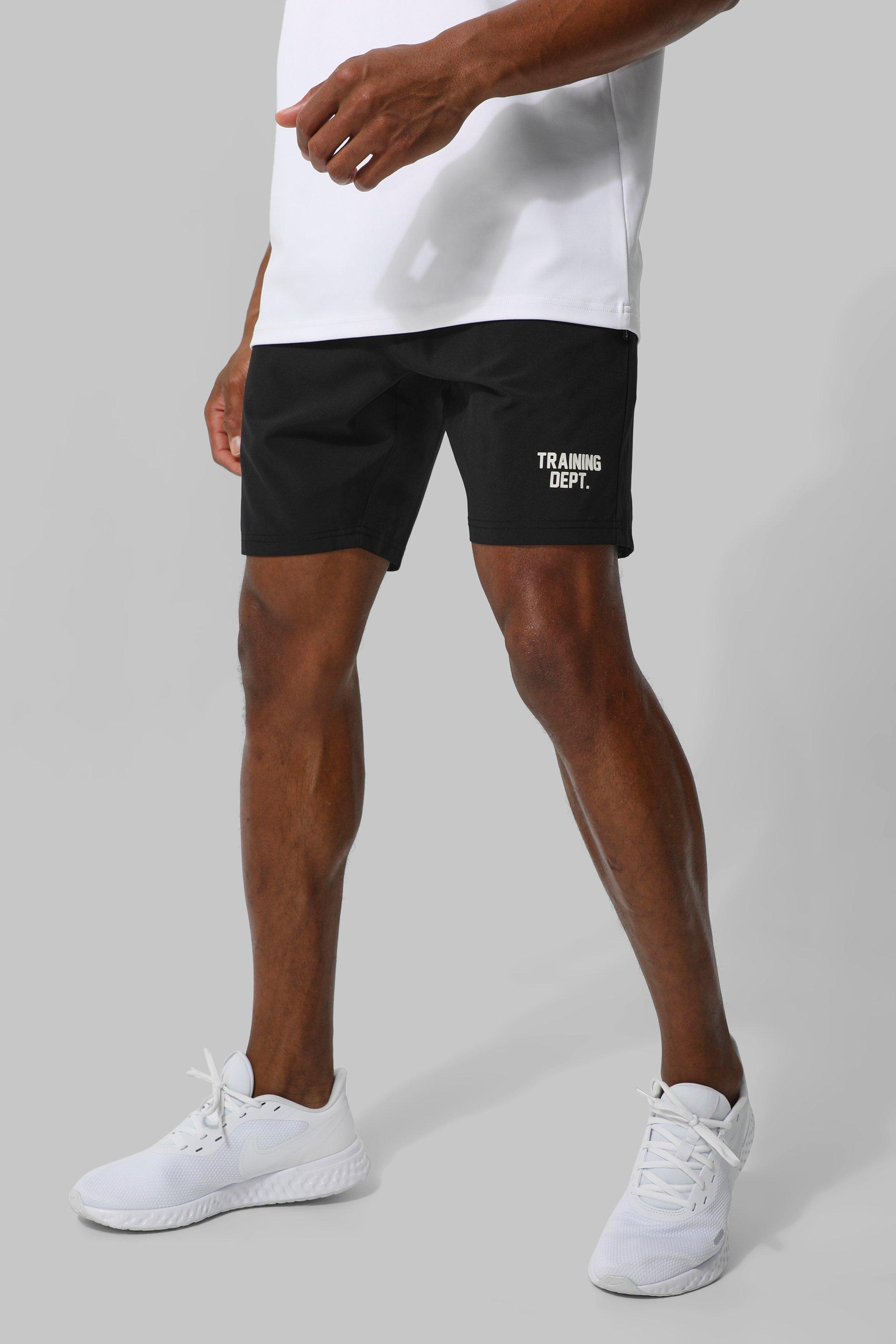 Man Active Gym 5inch Shorts With Zip Pockets