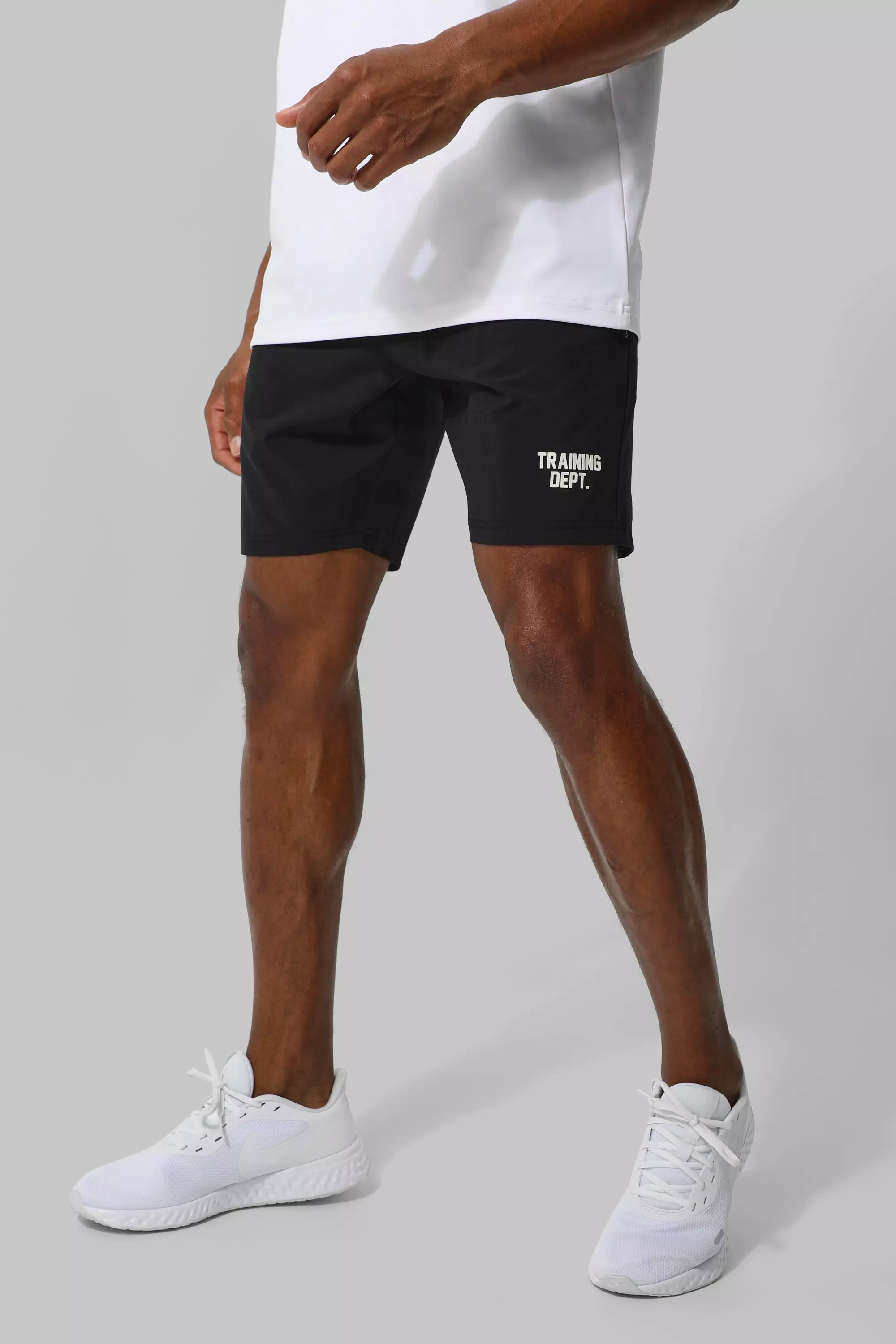 Man Active Performance Training Dept Shorts Black