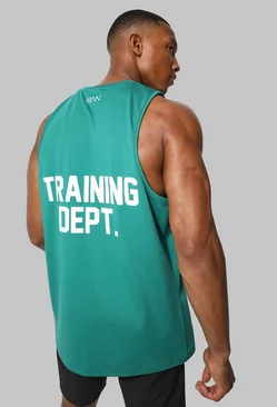Man Active Training Dept Performance Vest Green