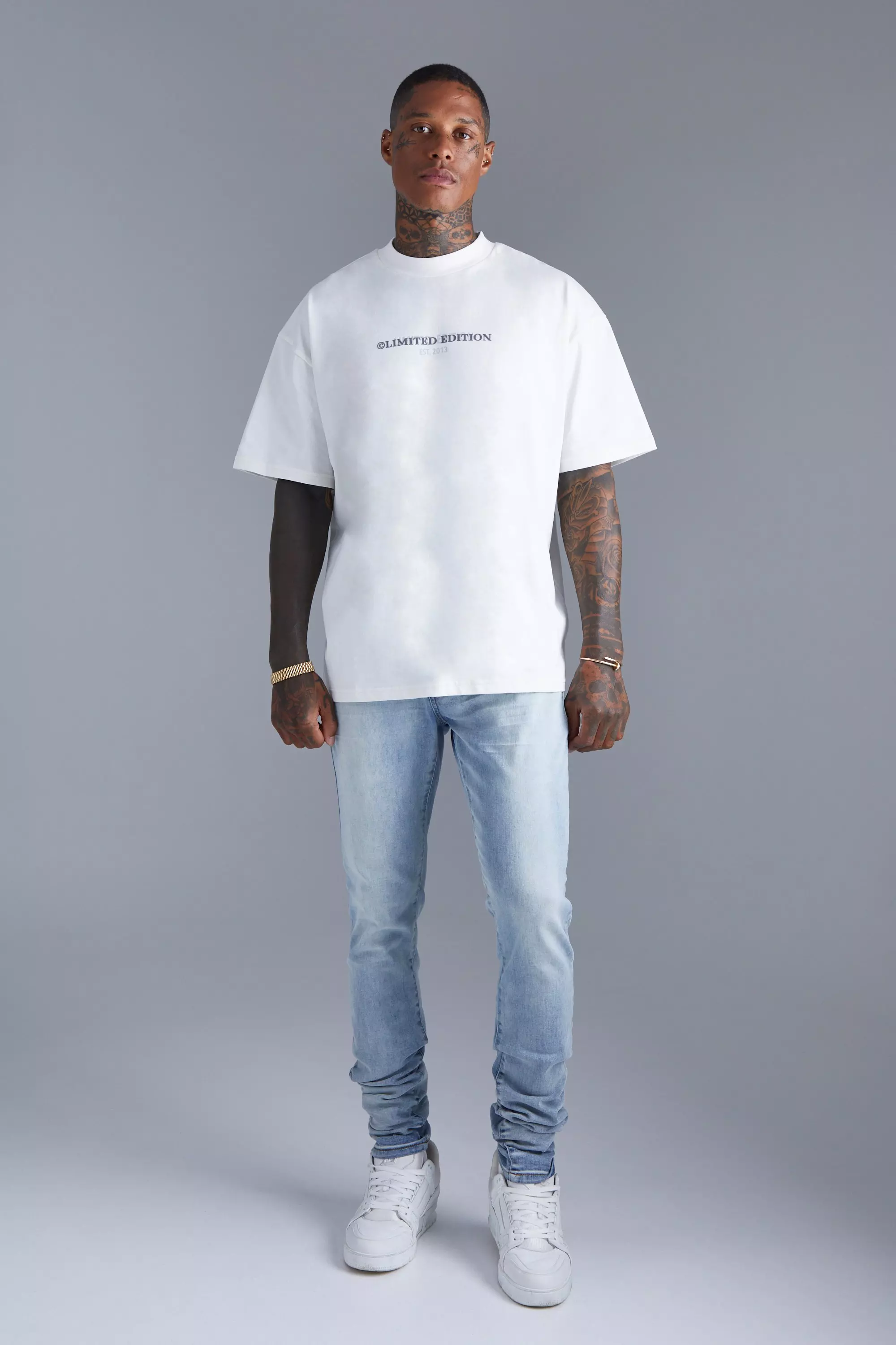 Skinny Jeans, Ice blue alternatives Bild