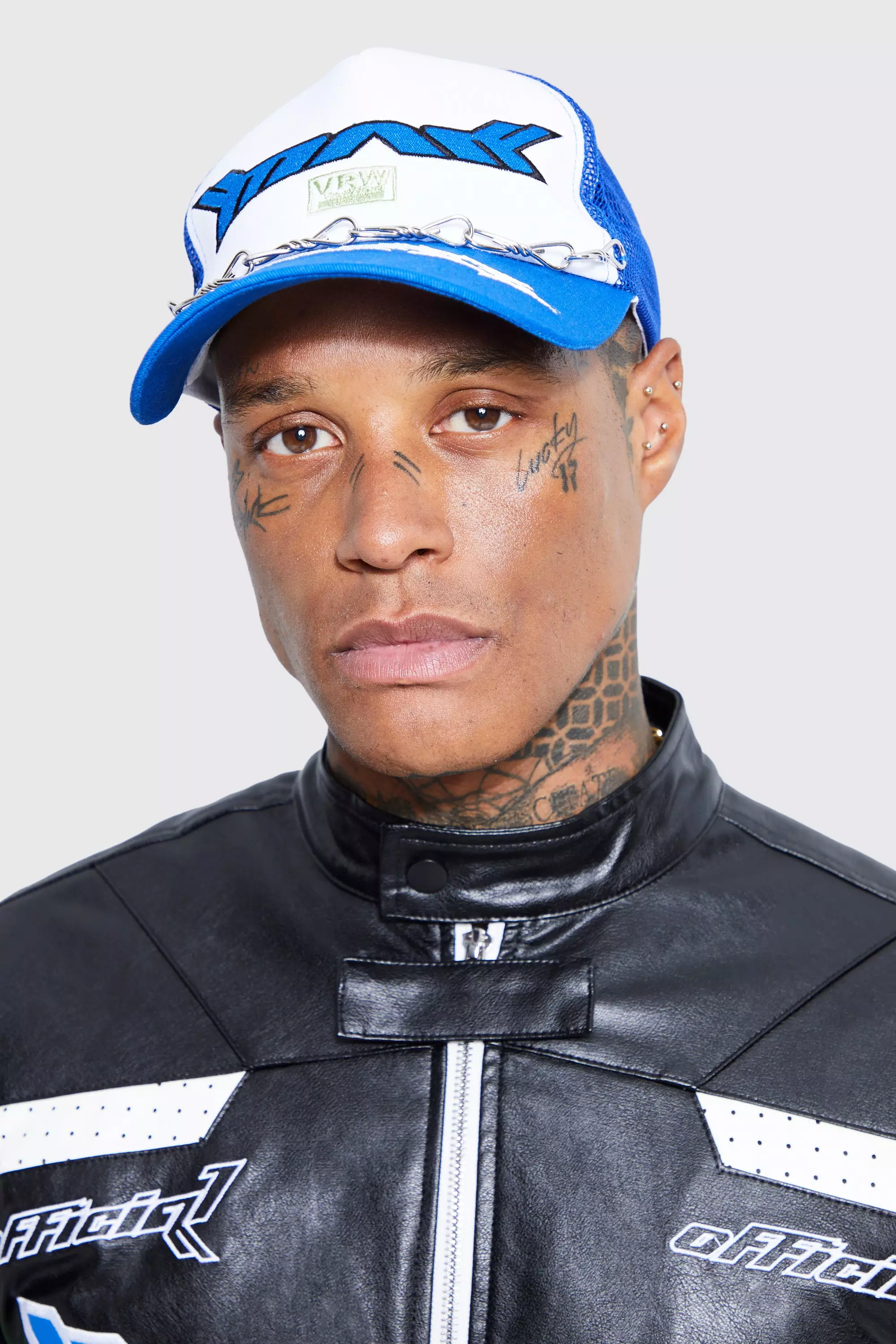 Blue Barbwire Trucker Cap alternative image