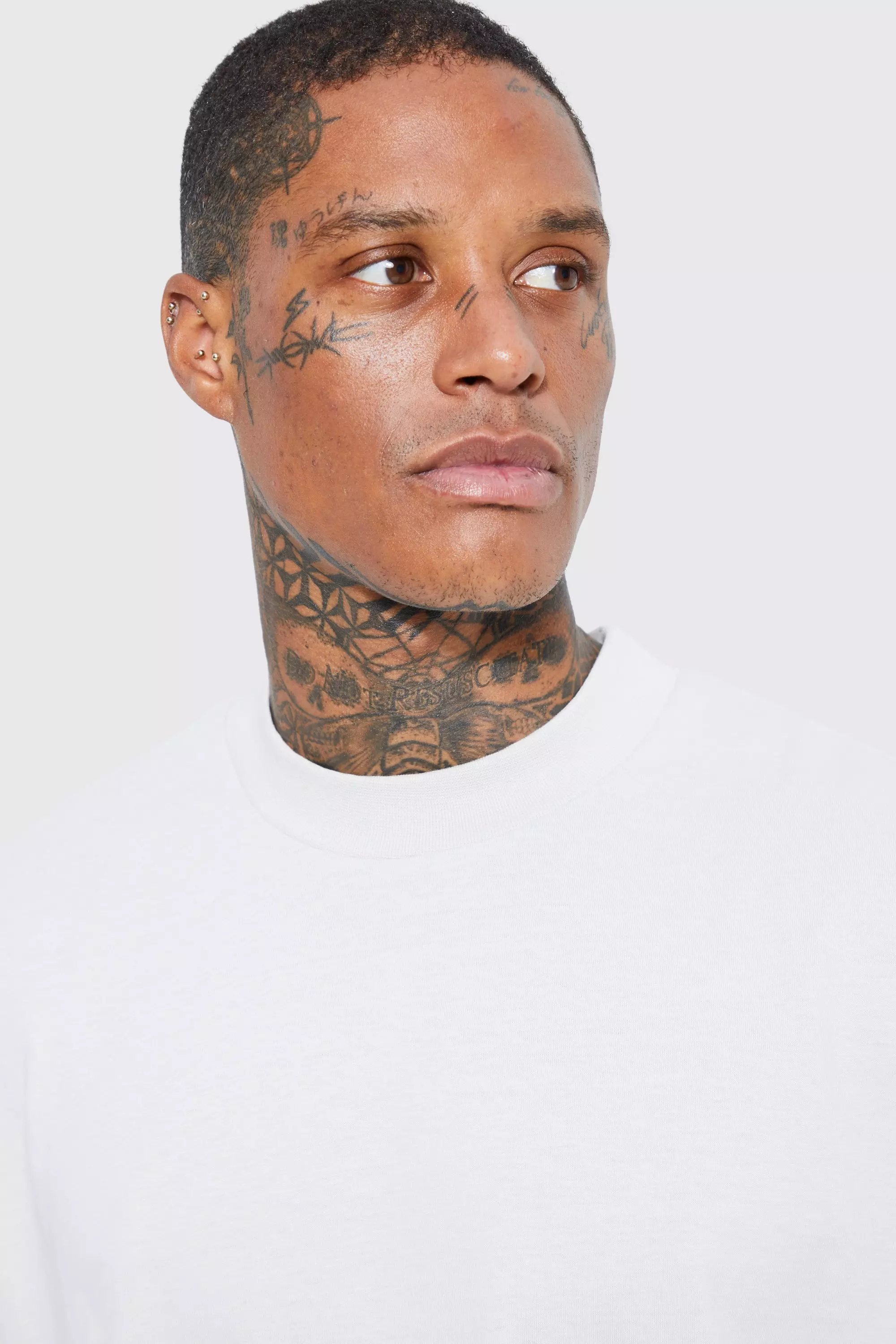 Oversize T-Shirt mit 1/2 Ärmeln, Light grey alternatives Bild