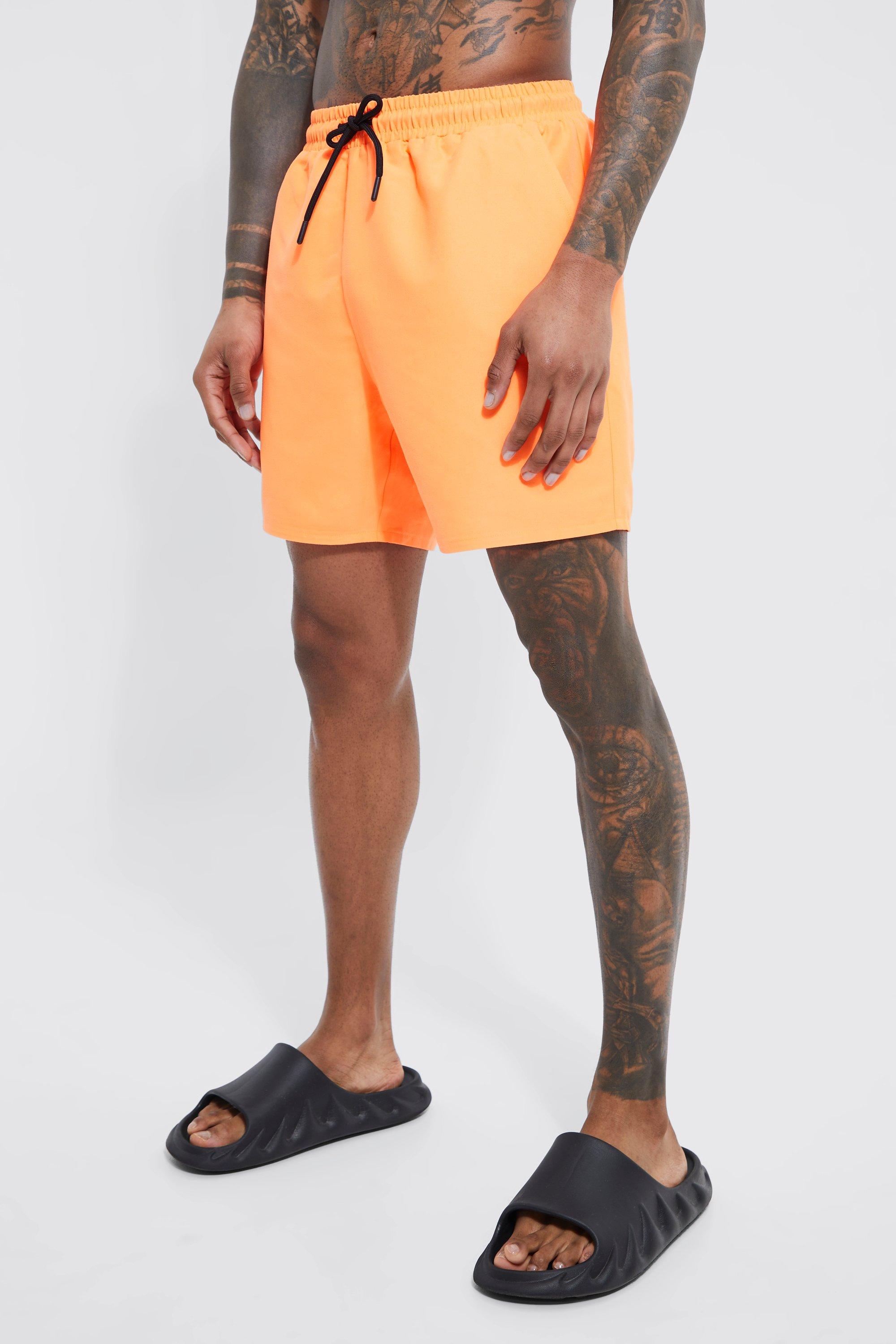 boohooMAN Man Signature Runner Swim Trunks