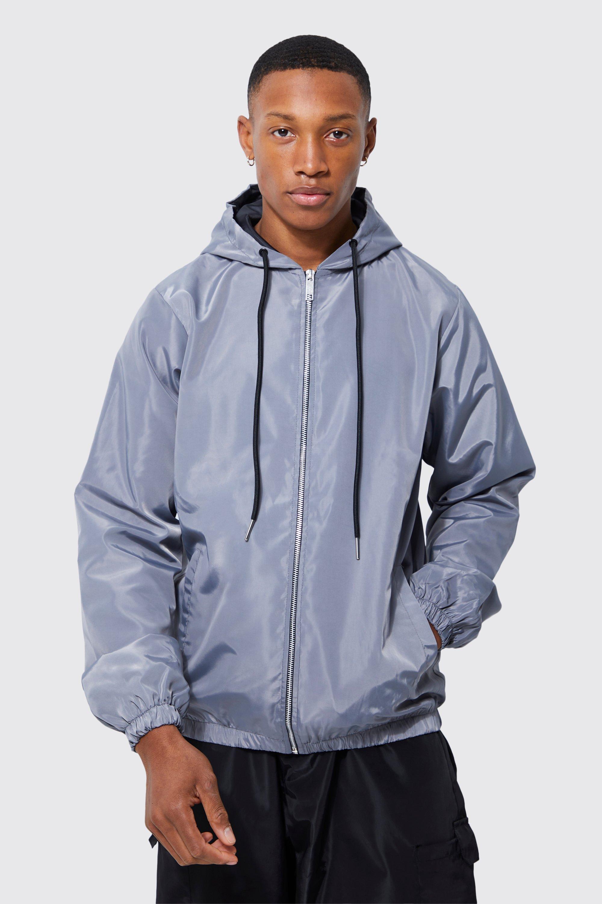 boohooMAN Padded Half Zip Jacket - Men's Cagoules