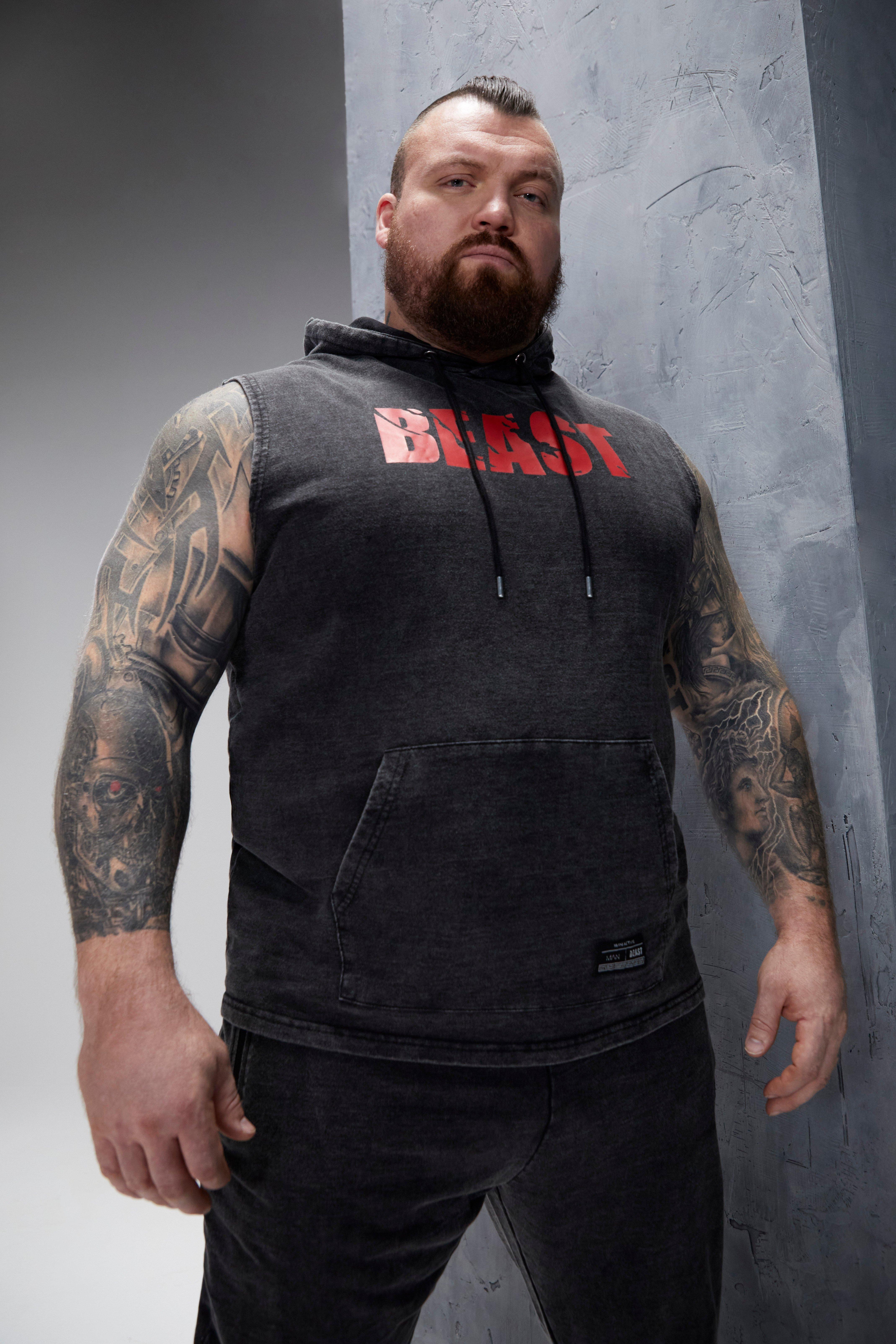 Eddie hall sleeveless hoodie new arrivals