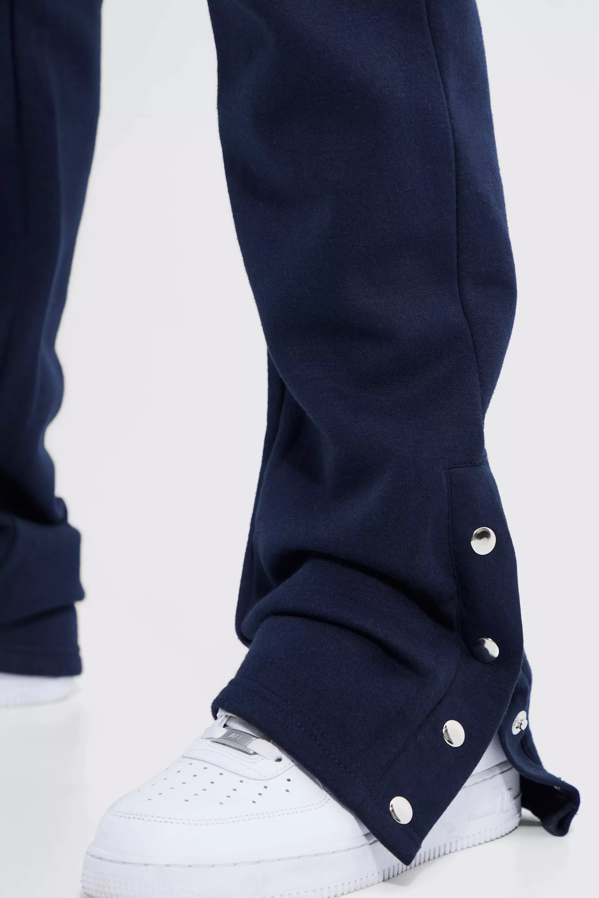 Tall Cargo-Jogginghose mit Druckknöpfen, Dark navy alternatives Bild