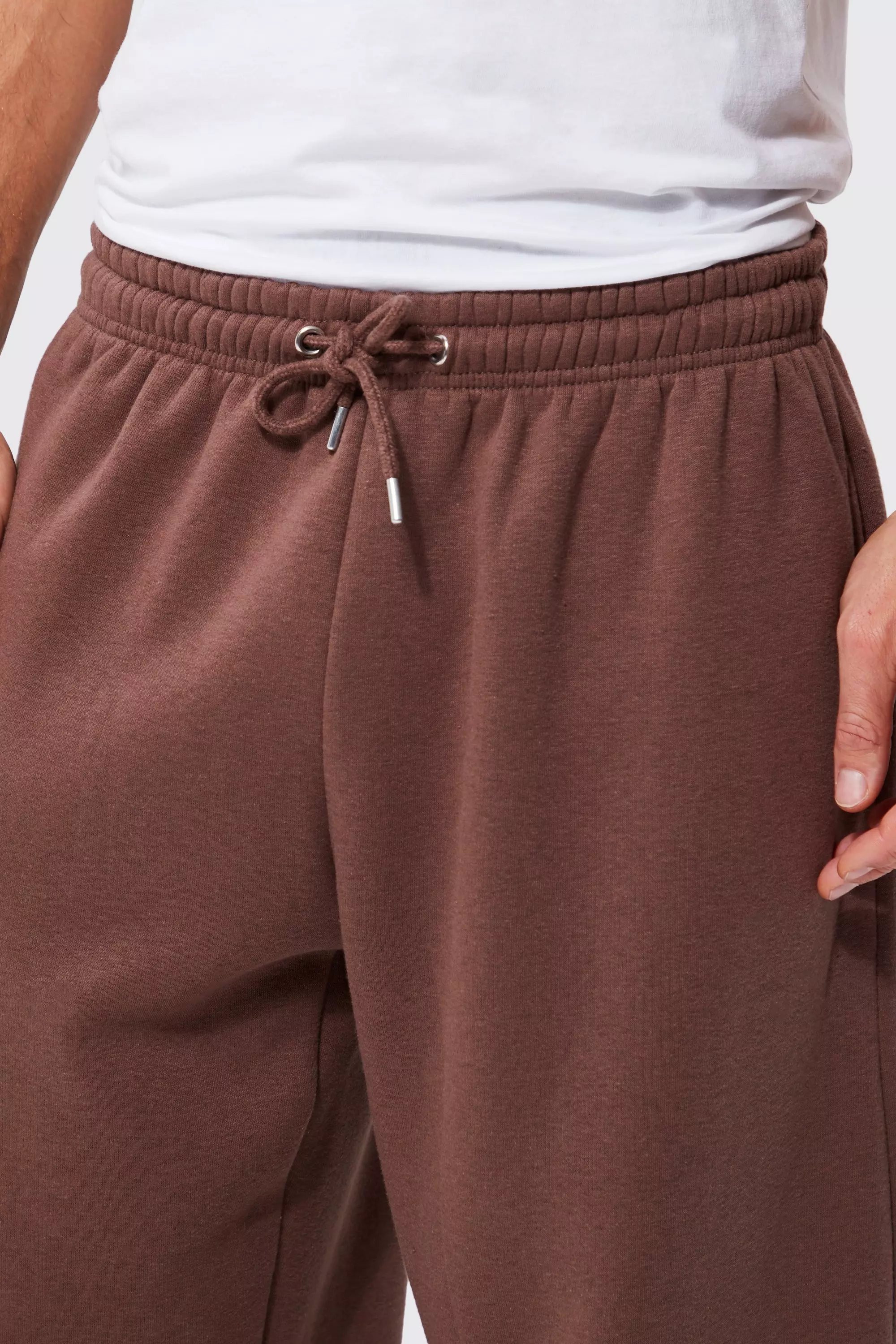 Chocolate Extreem Wide Leg Joggingbroek alternatieve afbeelding