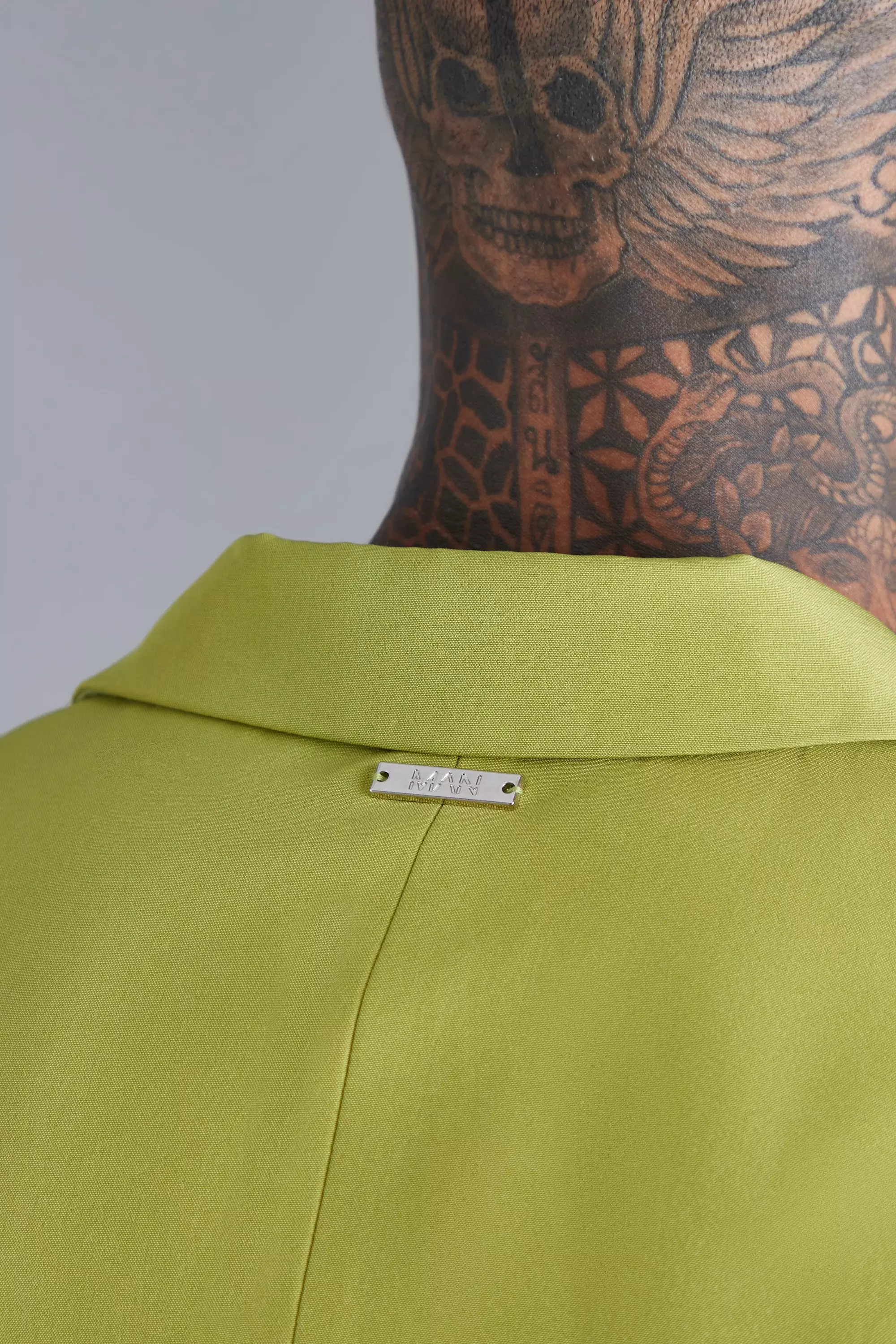 Lime Single Breasted Sleeveless Suit Jacket alternative image